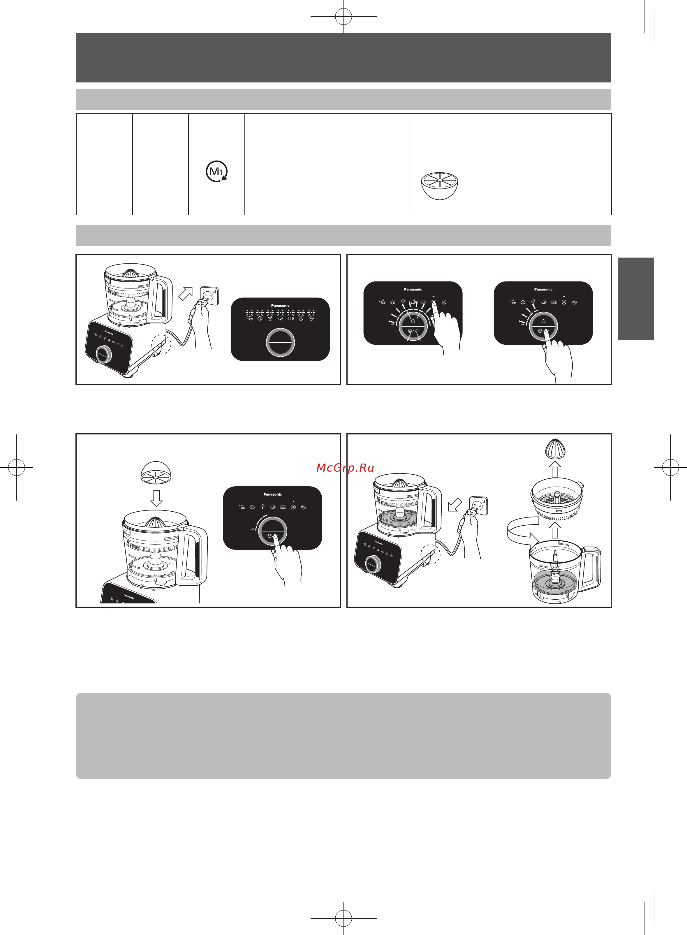 Panasonic MK-F800STQ [81/92] Ас үй комбайны