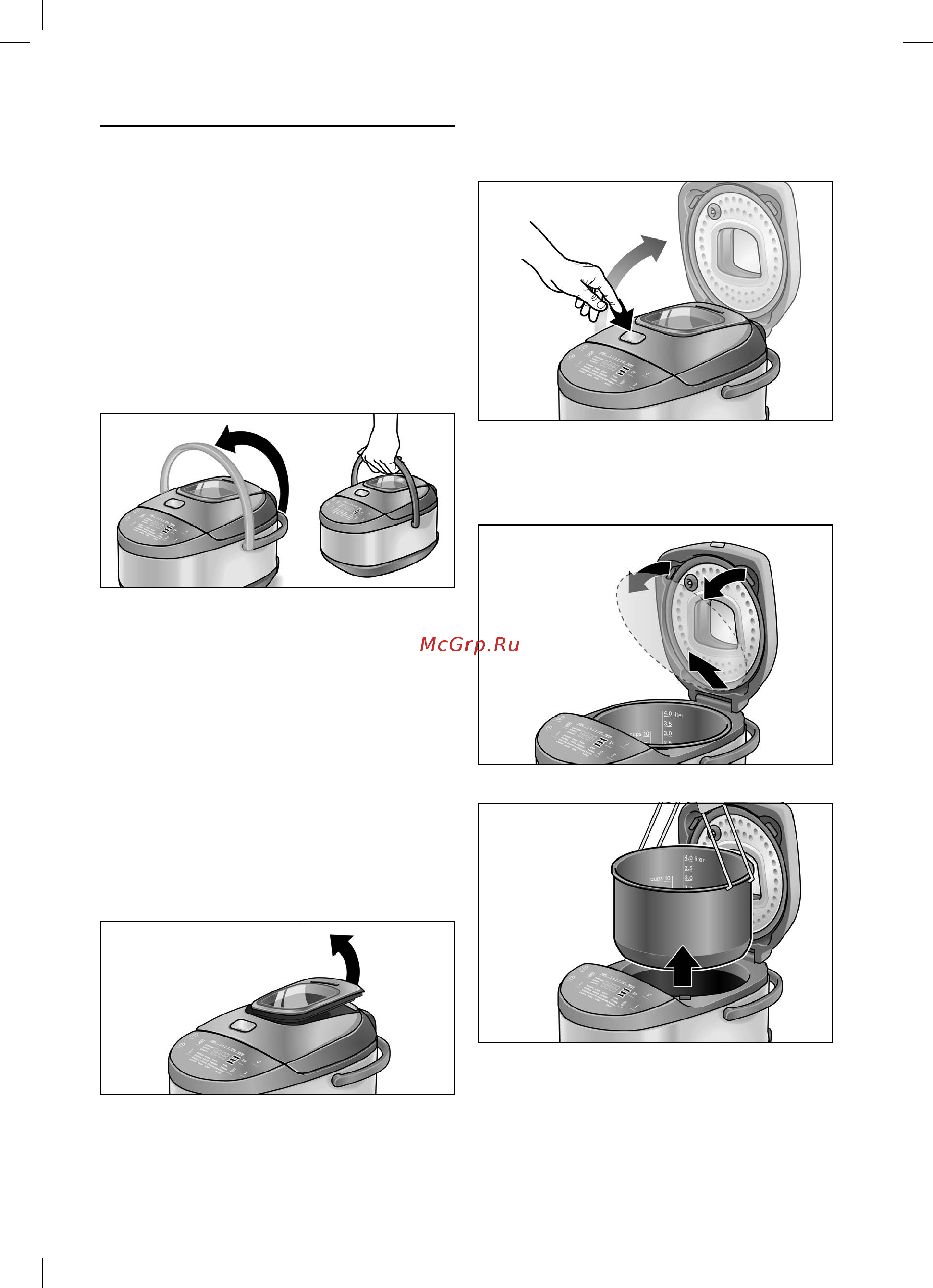 Bosch AutoCook MUC48B68RU [10/78] Before using for the first time