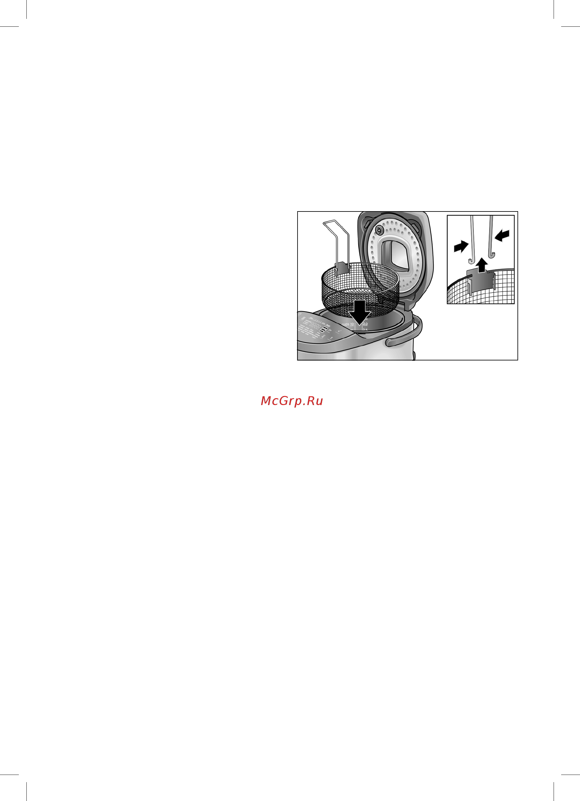 Bosch AutoCook MUC48B68RU [15/78] Using the deep frying basket