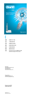 Braun ORAL-B 4000/D21.525.3M Blue Инструкция по эксплуатации