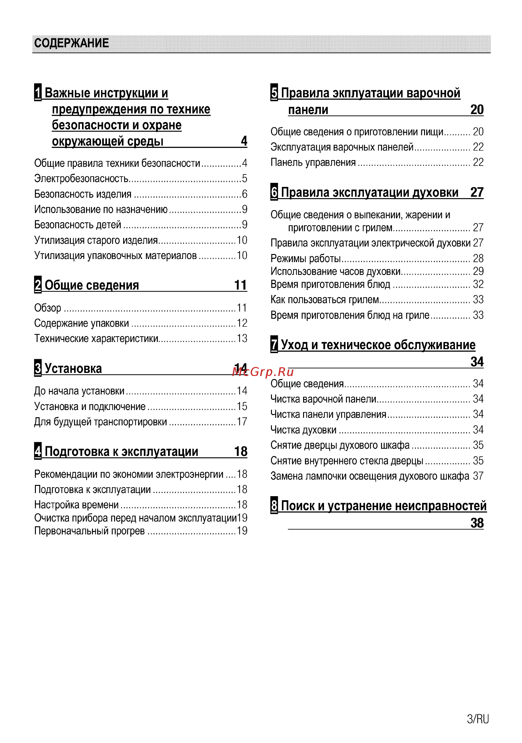 Beko FSM69300GXT [3/76] Панели 20
