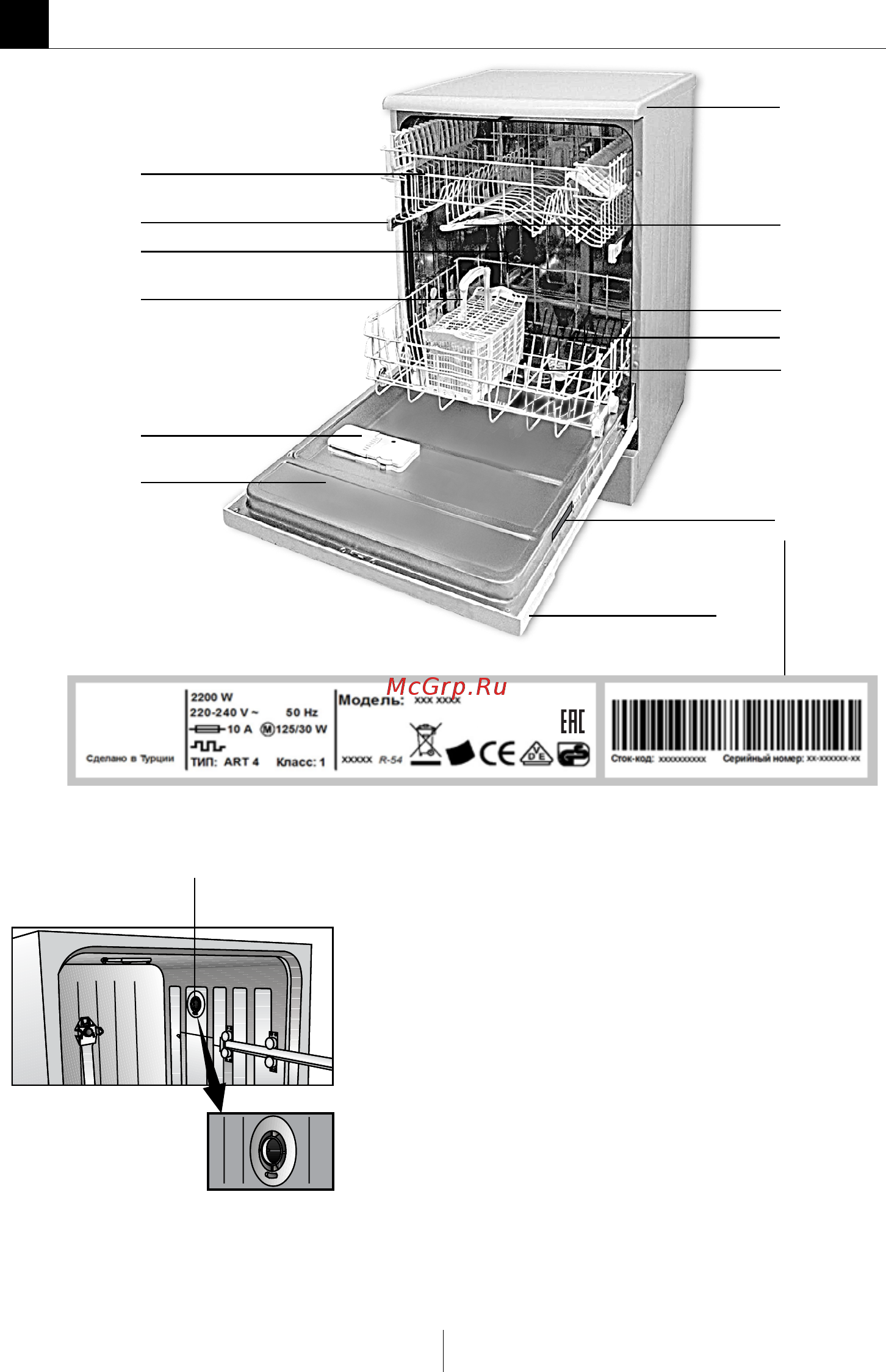 Beko DIN15310 [6/41] Внешний вид машины