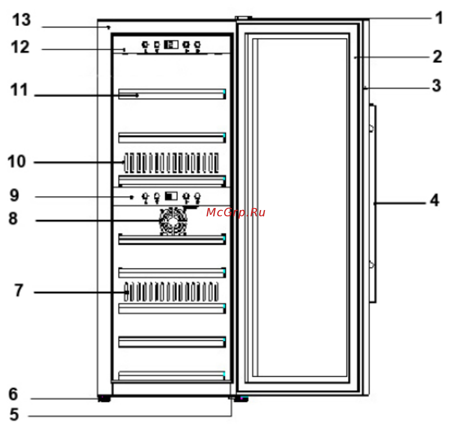 Caso WineMaster 126 [12/16] Конструкция и функциональное назначение
