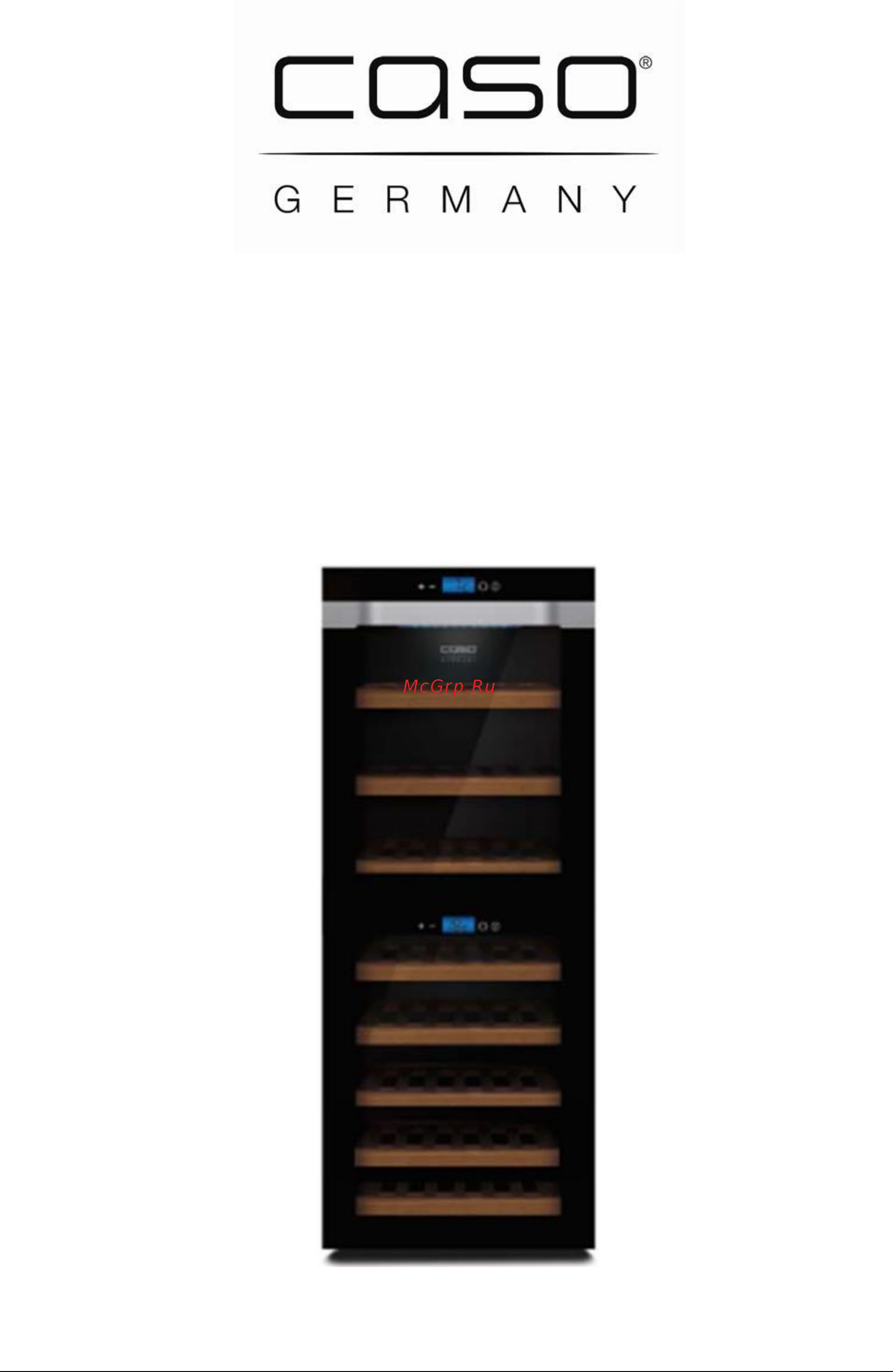 Caso WineMaster Touch A one Инструкция по эксплуатации онлайн