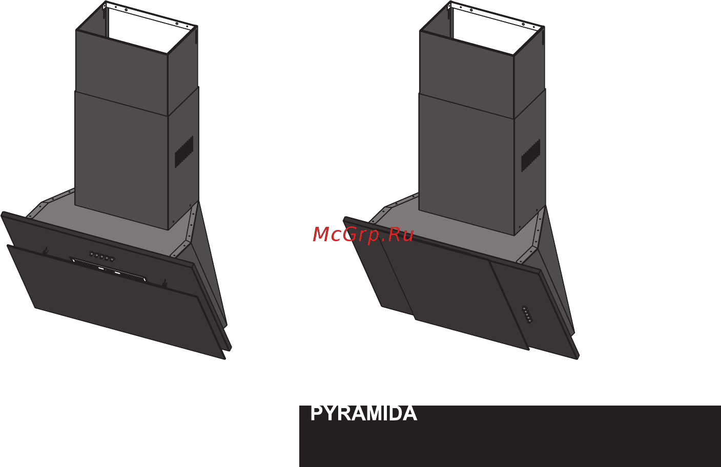 Pyramida NR-MG 60 M BL [11/14] Установка моделей nr mg nr mv
