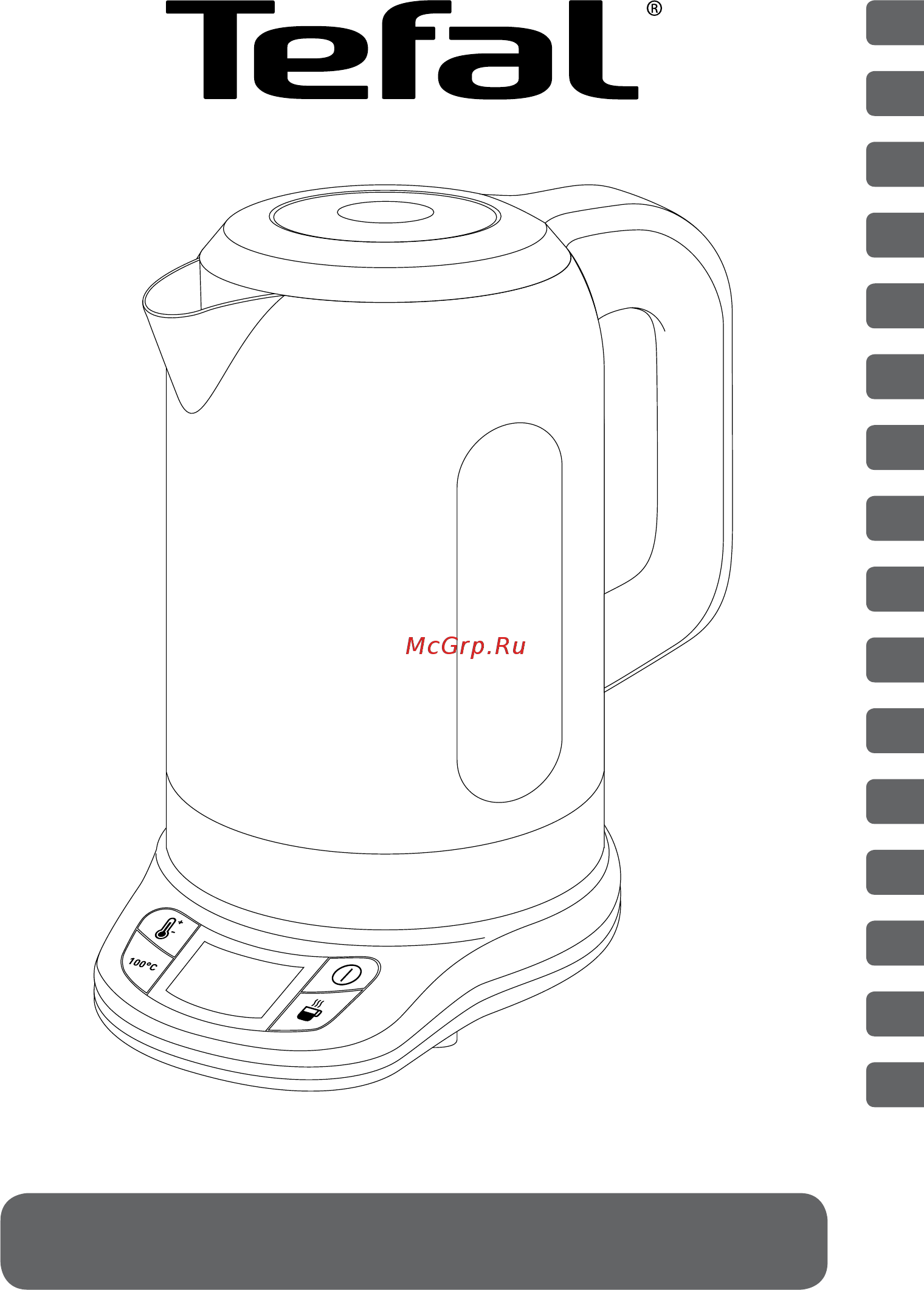 Tefal Electronic KO331830 Инструкция по эксплуатации онлайн
