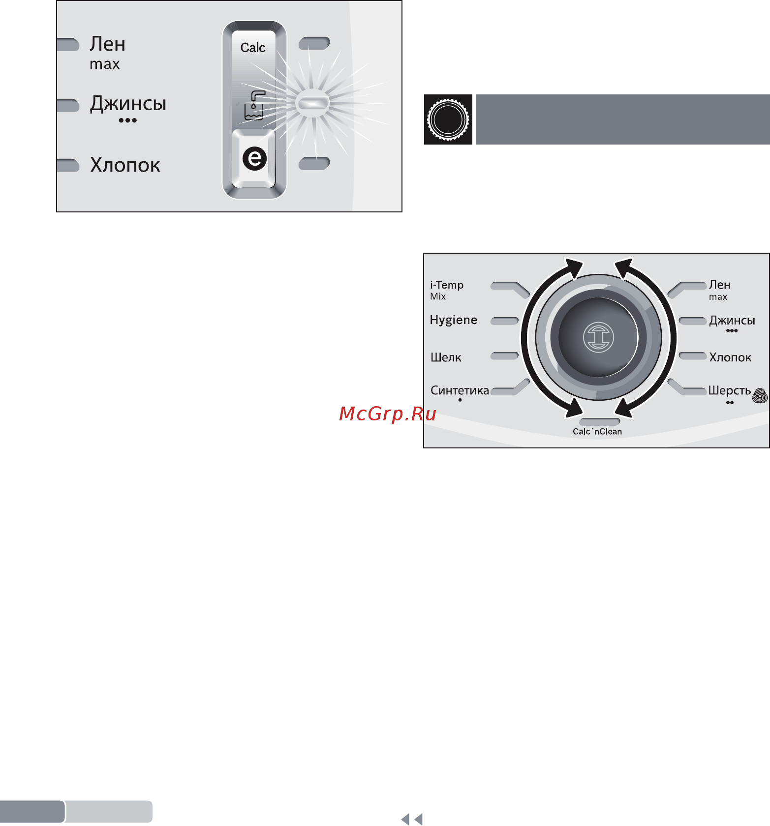 Bosch Sensixx ProHygienic TDS383113H [8/24] Выбор программы