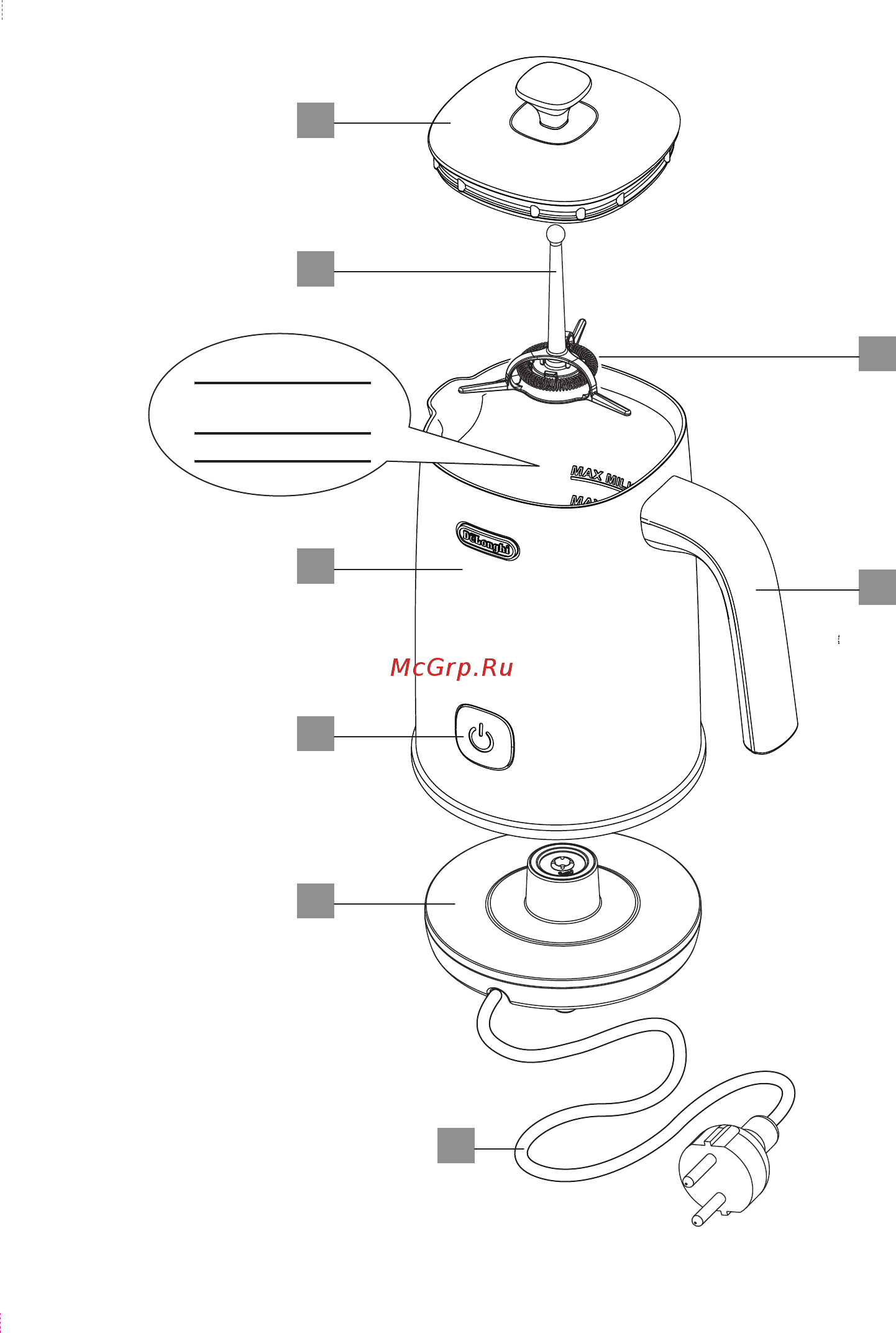 Delonghi EMFI.BK [3/10] Max froth min