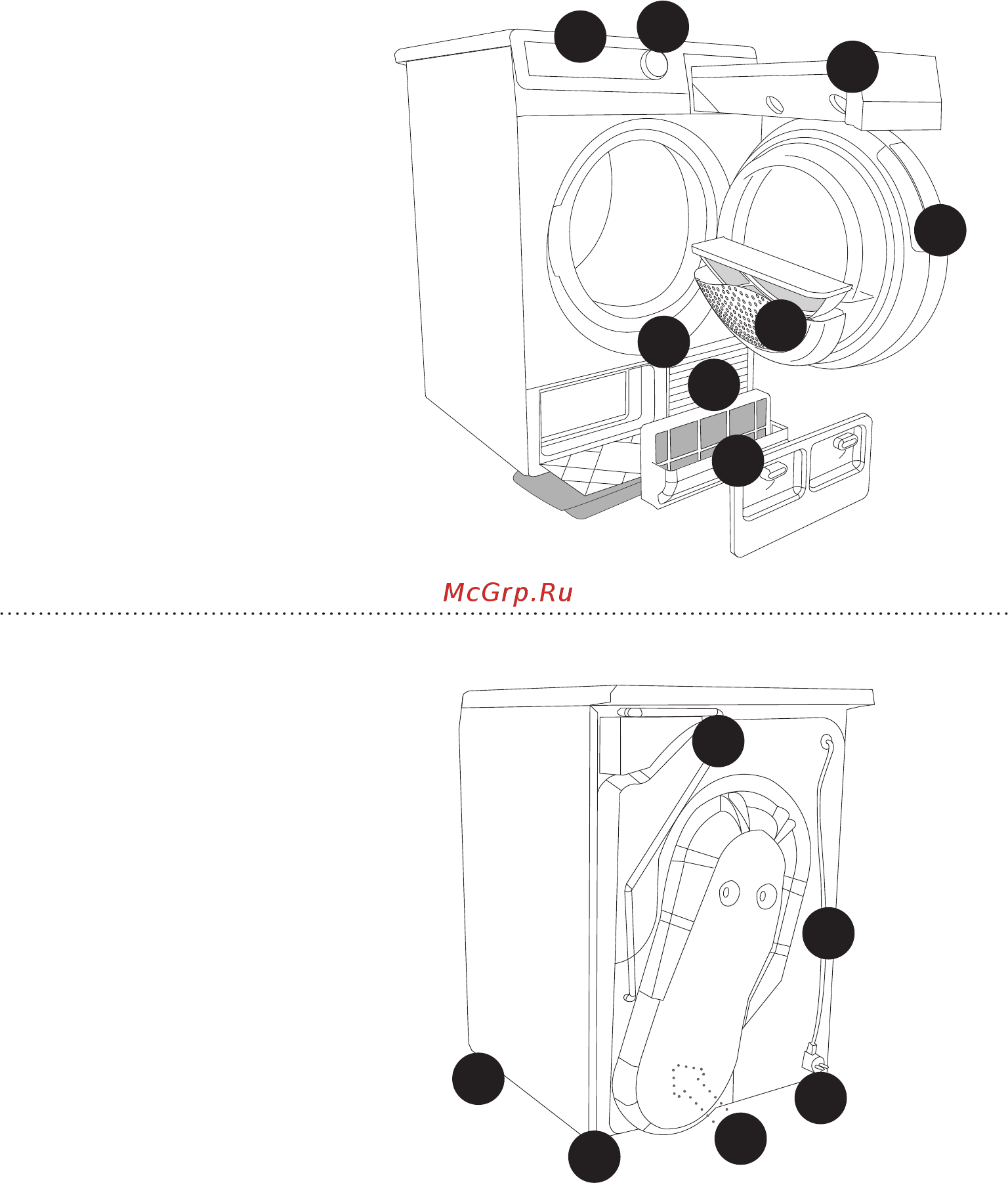 Gorenje D85F65T [10/54] Сушильная машина