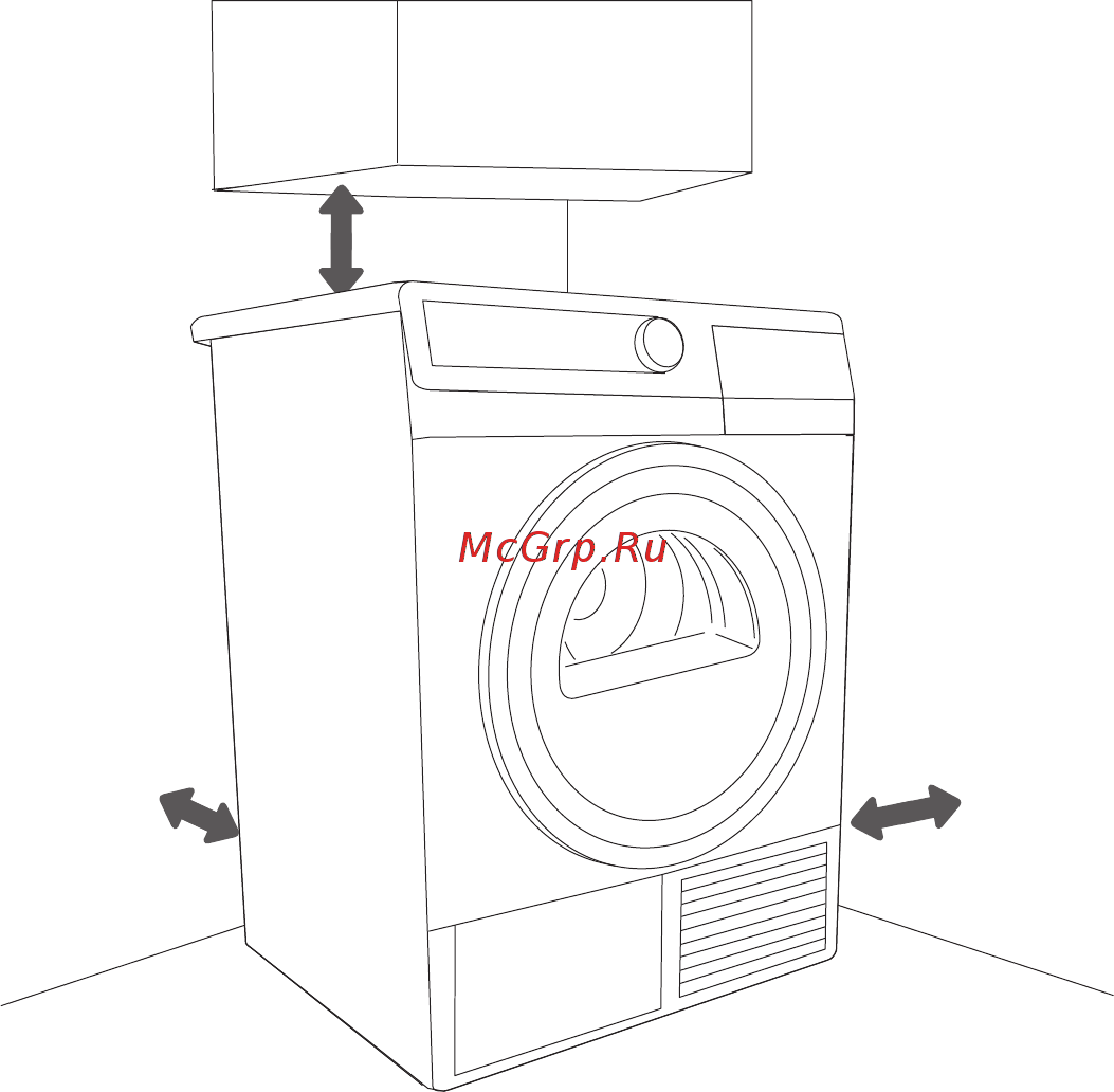 Gorenje D98F65F [14/52] Установка и подключение