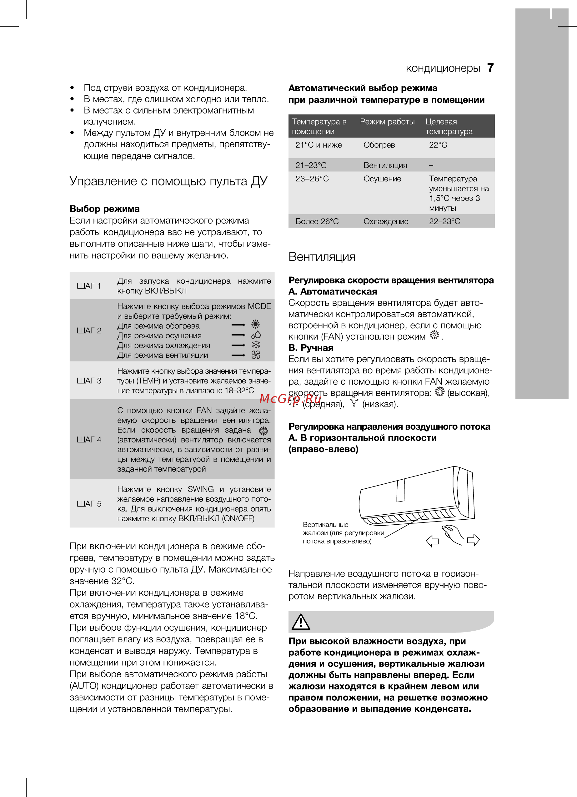 Electrolux EACS/I-07HAR/N3 [7/36] Вентиляция