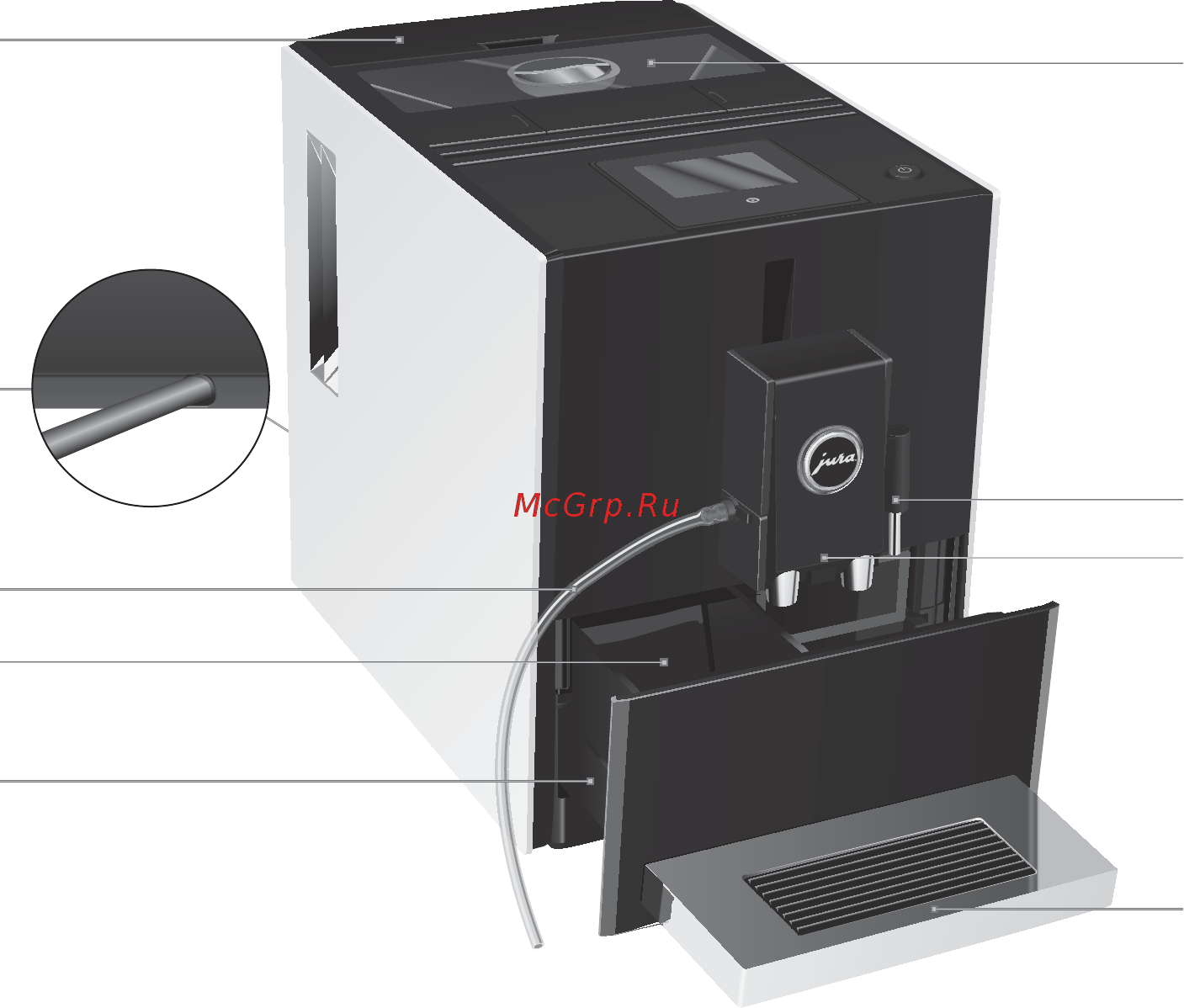 Jura A9 Aluminium [4/38] Элементы управления