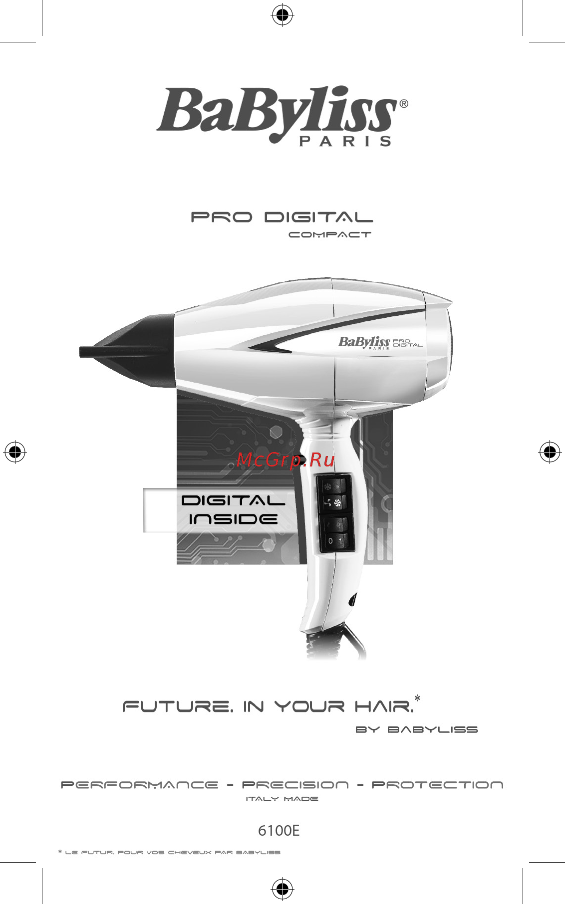 Babyliss 6100E Инструкция по эксплуатации онлайн