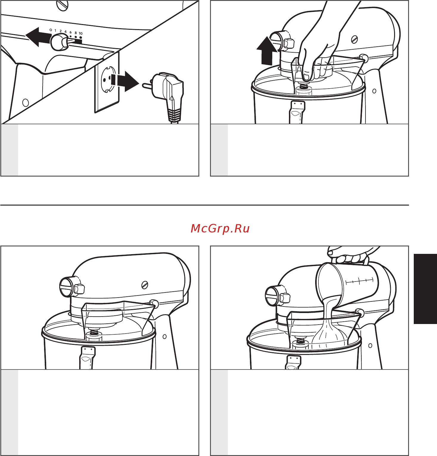 KitchenAid 5KSM125EAC [12/19] Использование настольного миксера