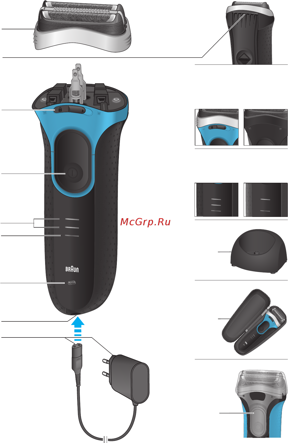 Braun Series 3 Shave & Style 3010BT Blue [4/11] Css approved effective date 22jul2016 gmt printed 27sep2016 page 4 of 116