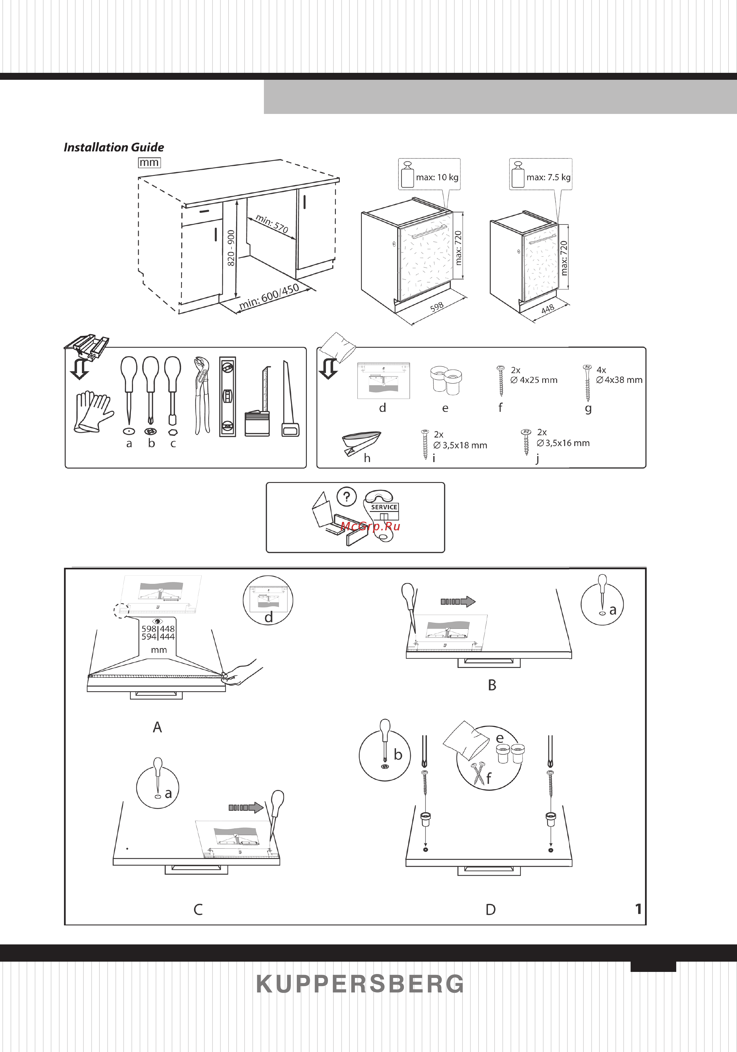 Kuppersberg GL 6088 [19/48] Dishwasher