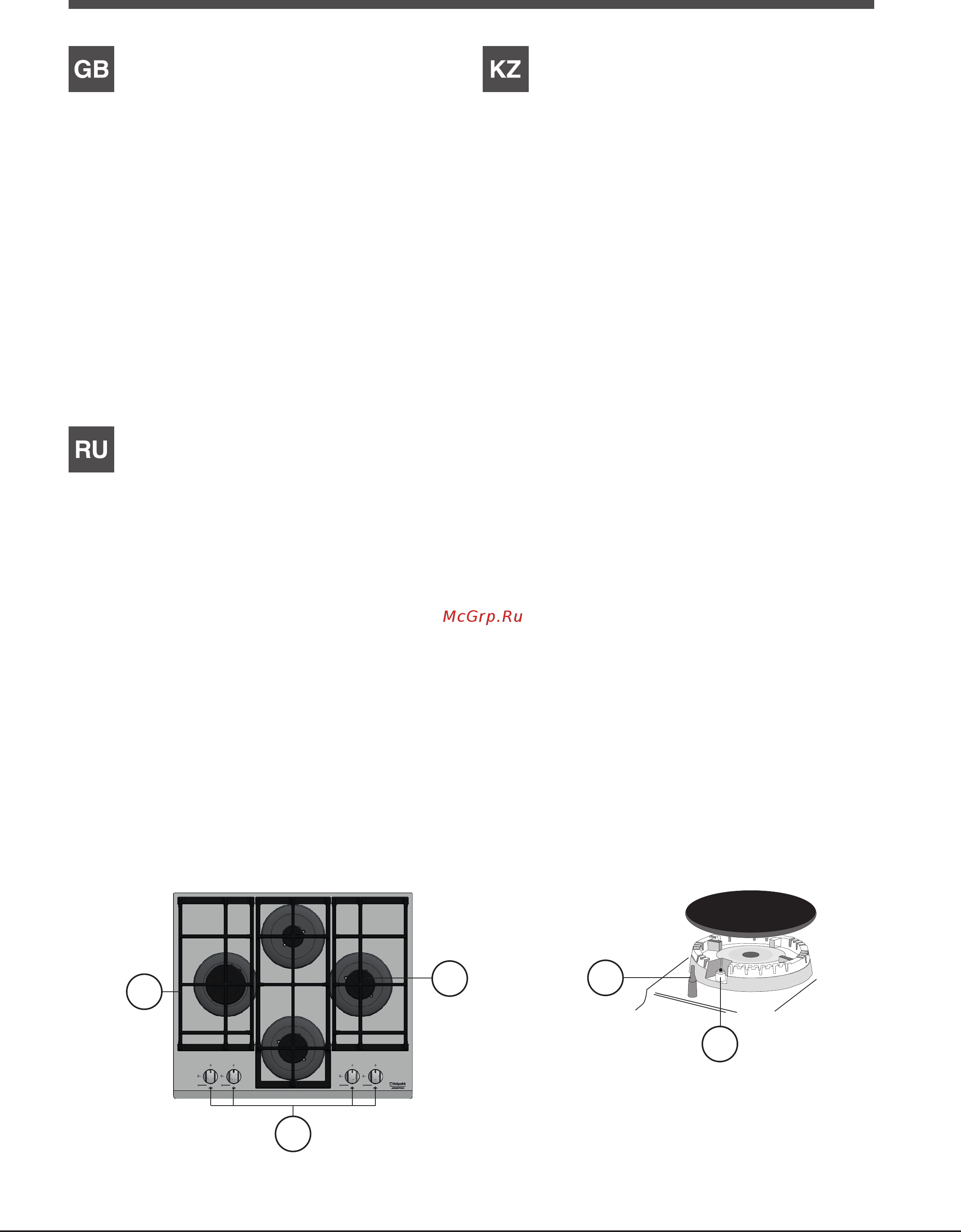 Hotpoint-Ariston TQG 641 BK/HA [5/24] Description of the appliance