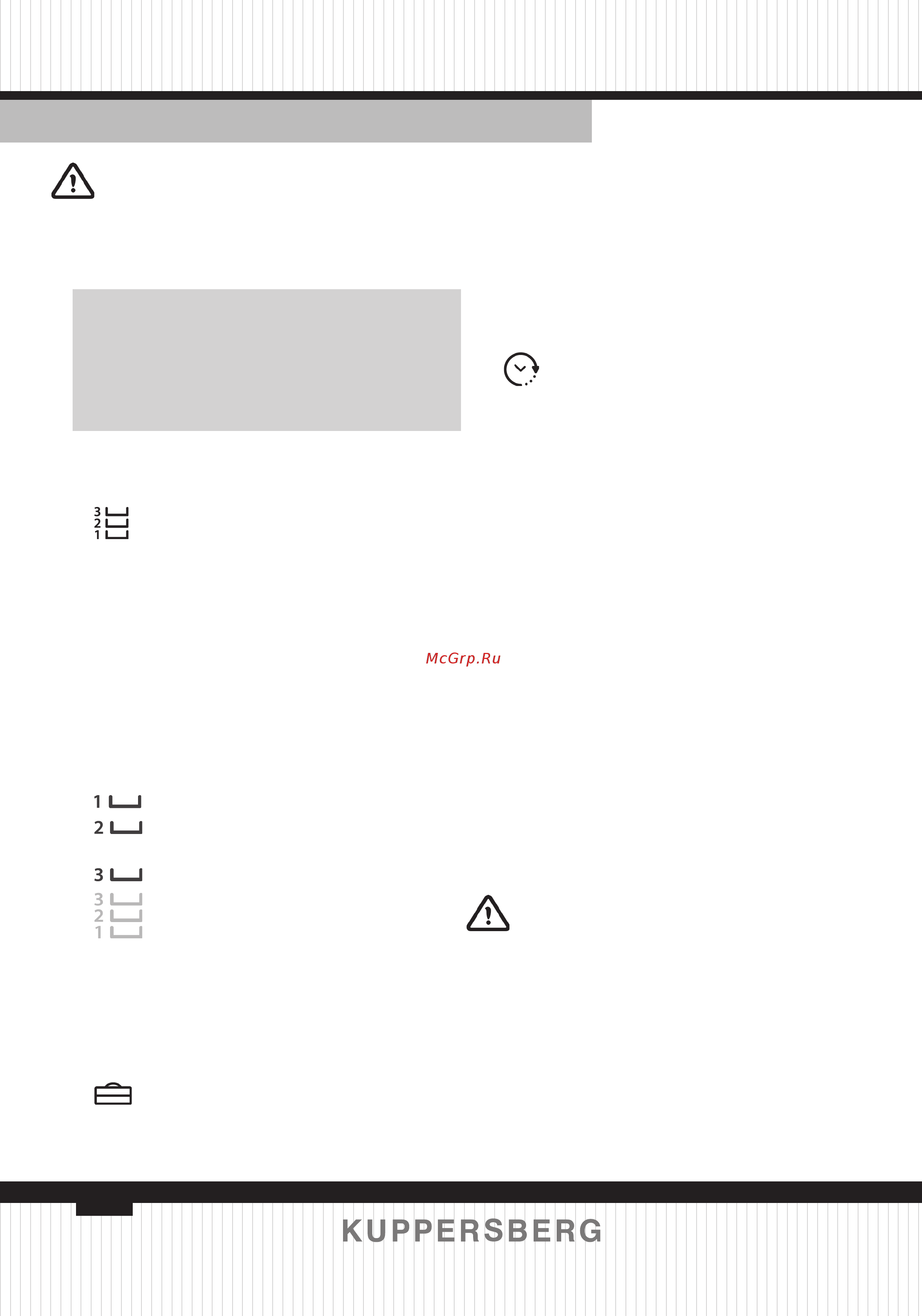 Kuppersberg GL 6033 [10/48] Options and functions