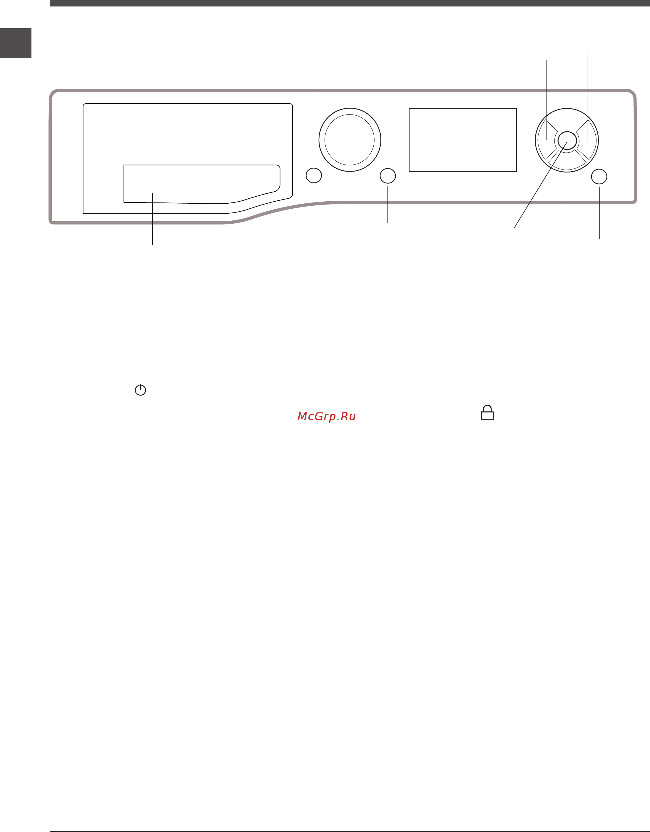 Hotpoint-Ariston RZ 1047 W EU [6/16] Описание стиральной машины