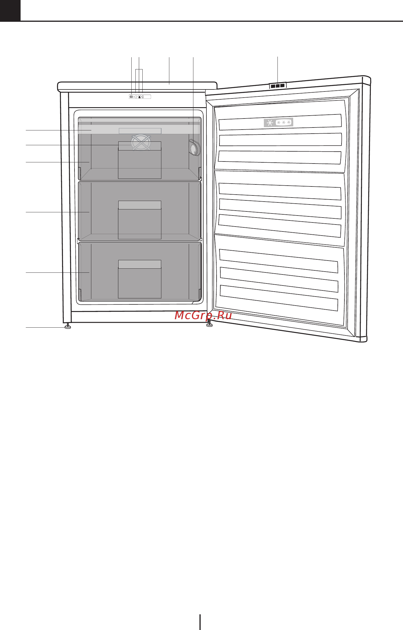 Beko FNE 1072 [4/31] Описание морозильника