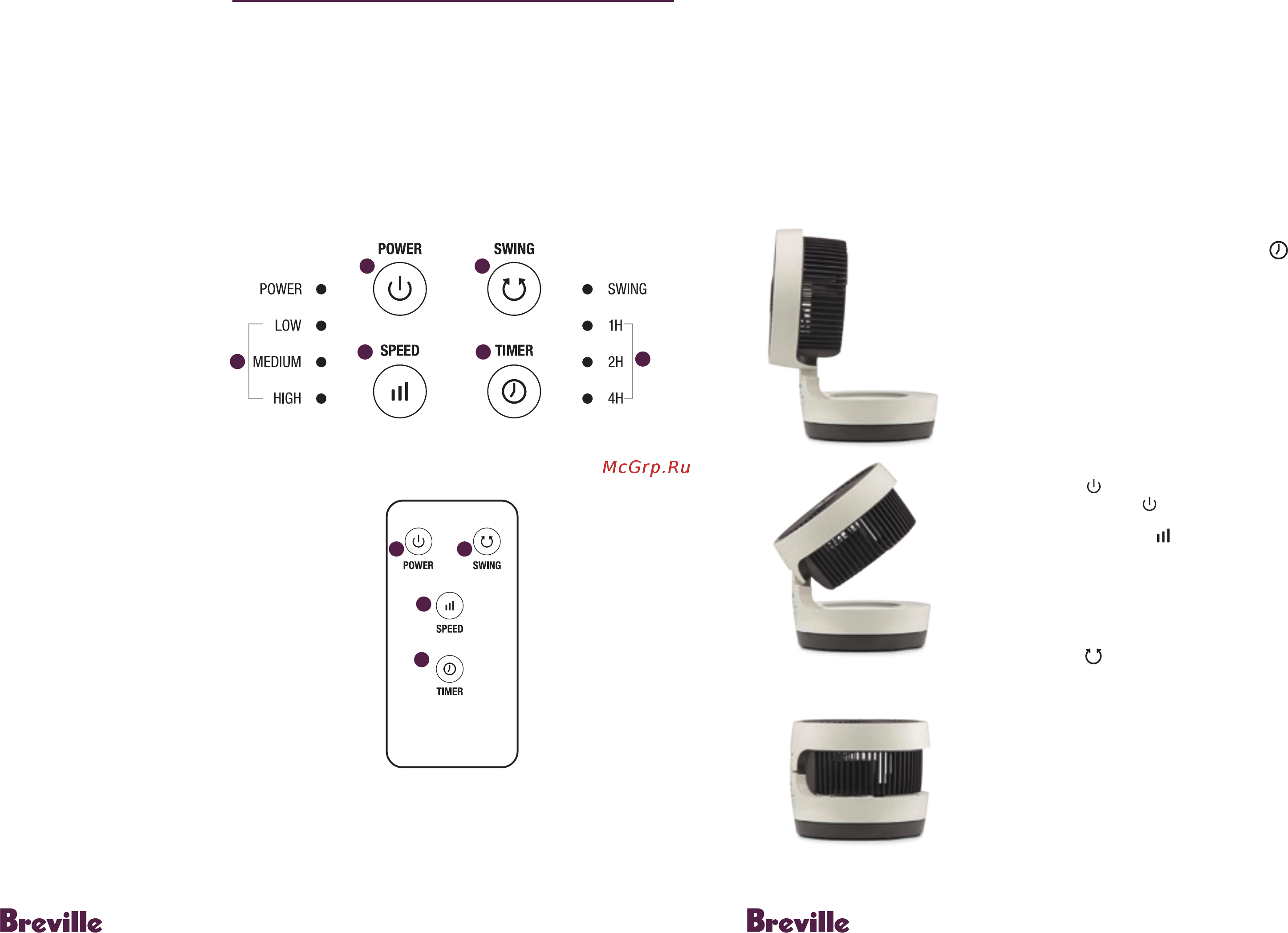 Breville P365 [4/7] Эксплуатация