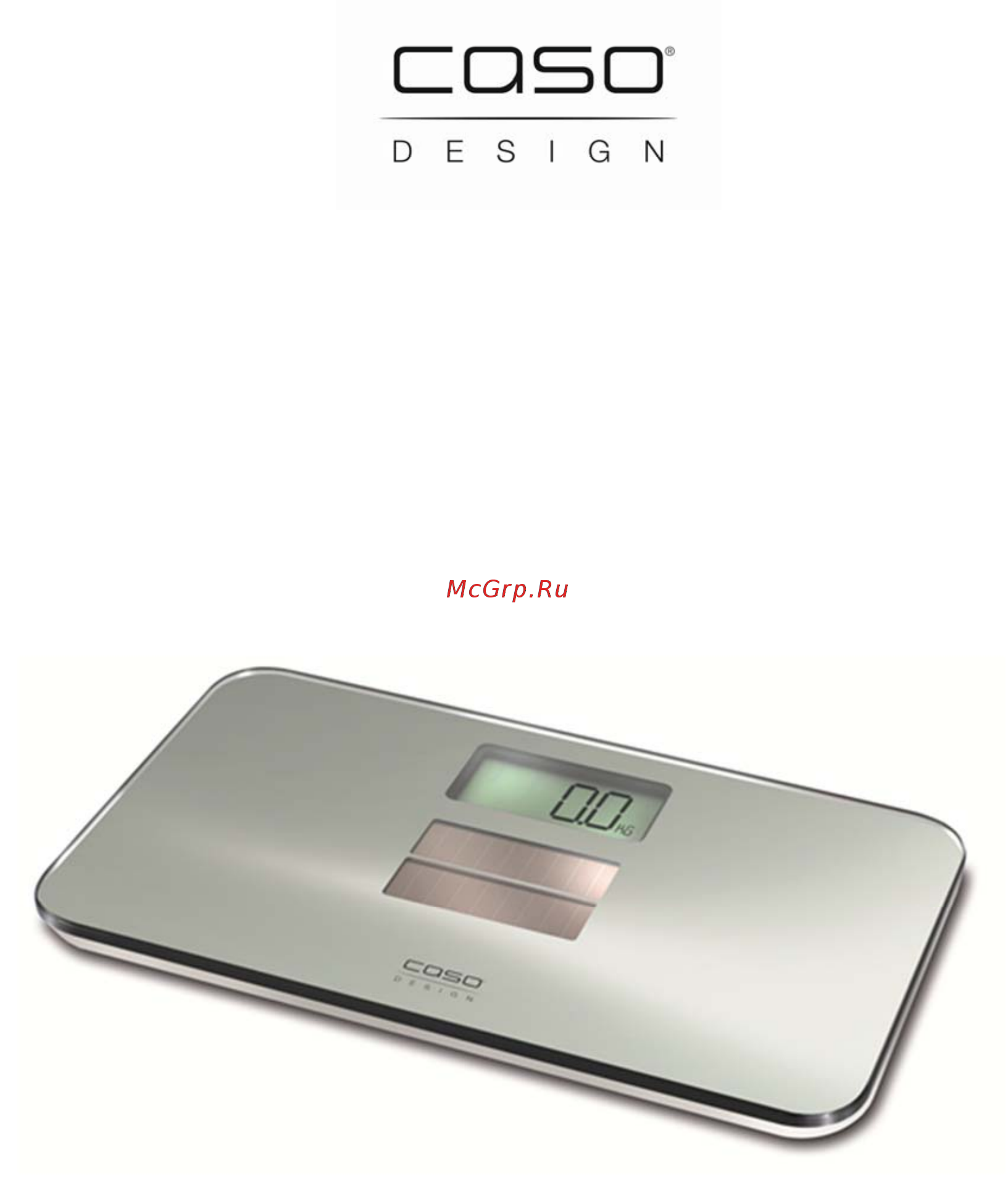 Caso Body Solar (3400) Инструкция по эксплуатации онлайн