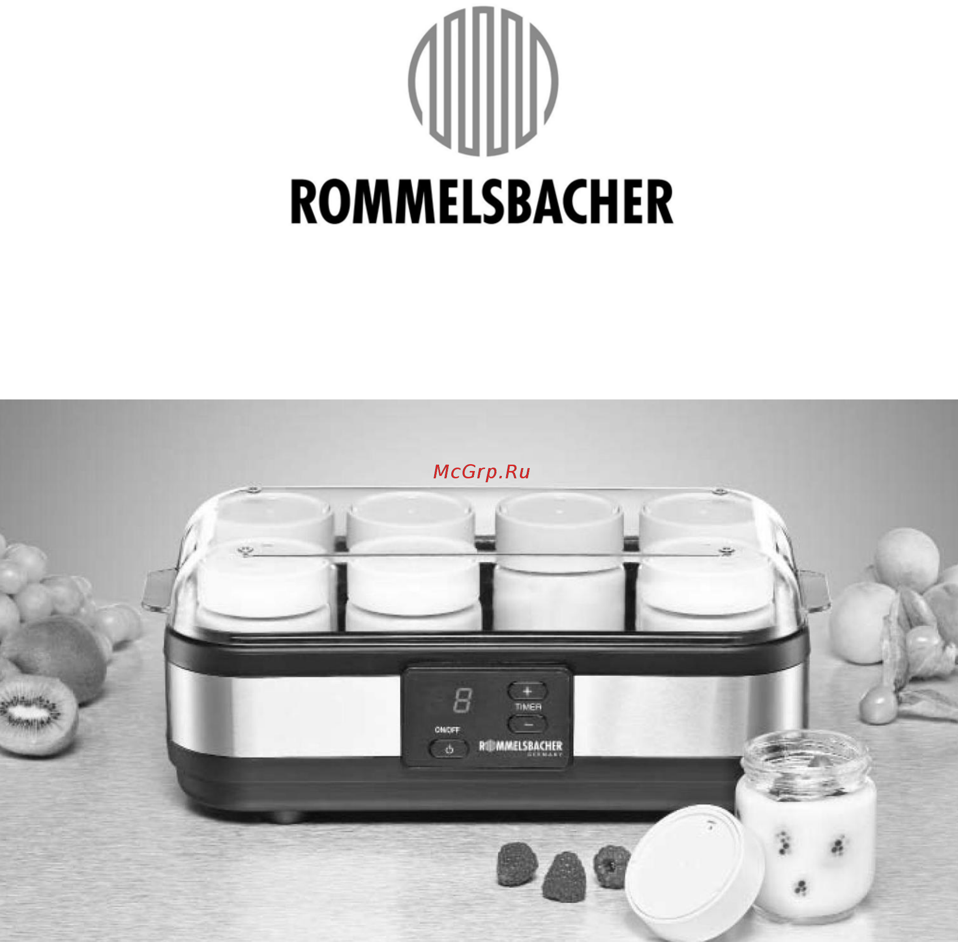 Rommelsbacher JG 40 Инструкция по эксплуатации онлайн