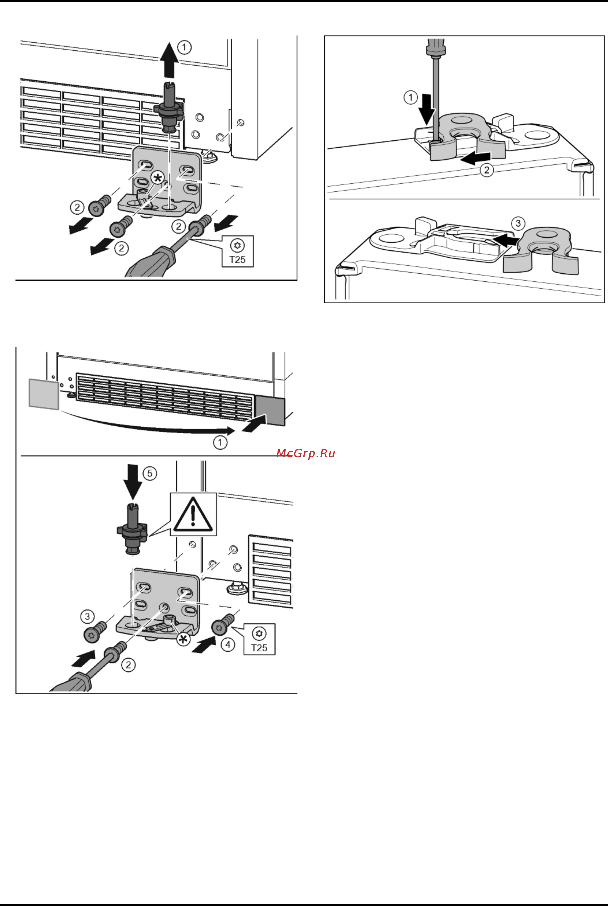 Liebherr BP 2850-20 Белый [10/22] Перестановка нижних опорных частей