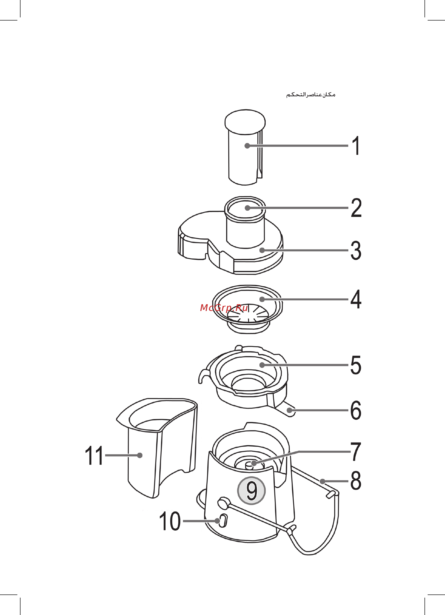 Clatronic AE 3532 (263612) [3/11] Übersicht der bedienelemente