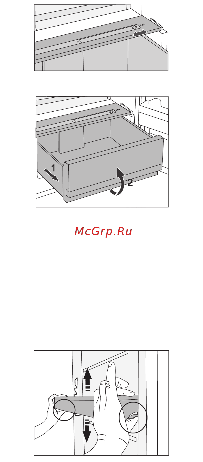 Gorenje OBRB153R [18/32] Внутренняя сторона дверцы холодильного отделения