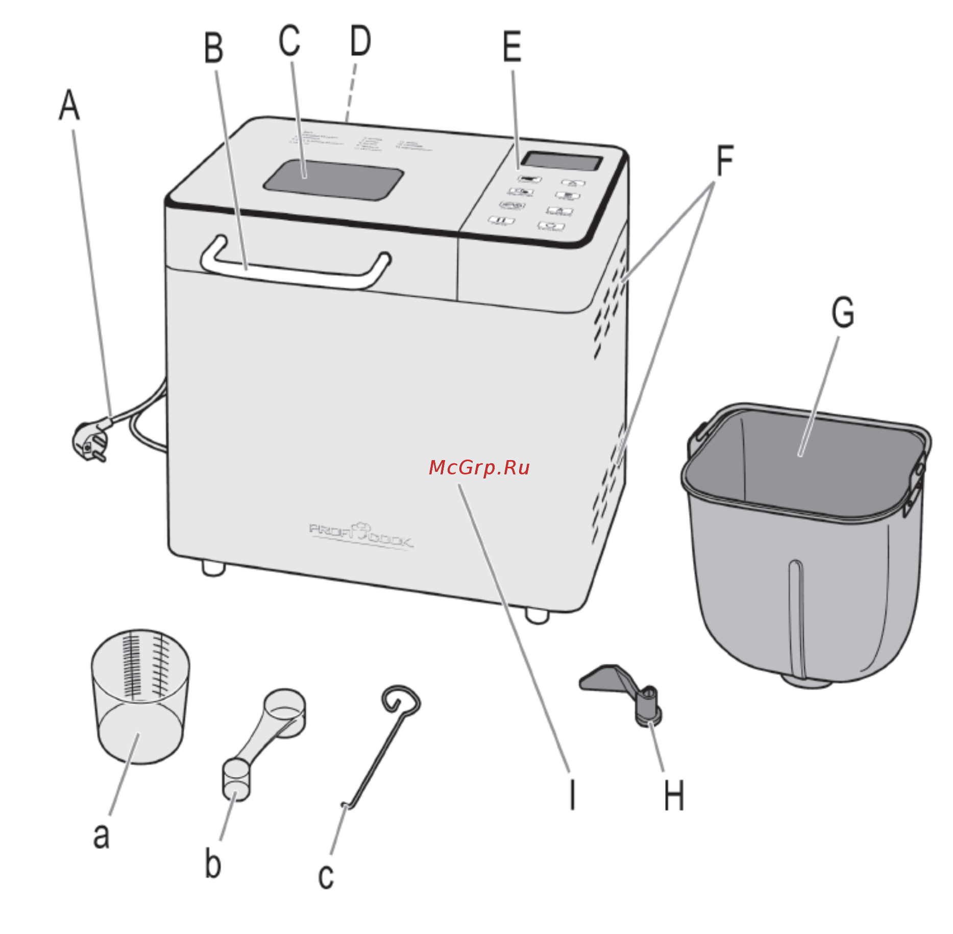 Profi Cook PC-BBA 1077 (501077) Инструкция по эксплуатации онлайн [2/12] 557780