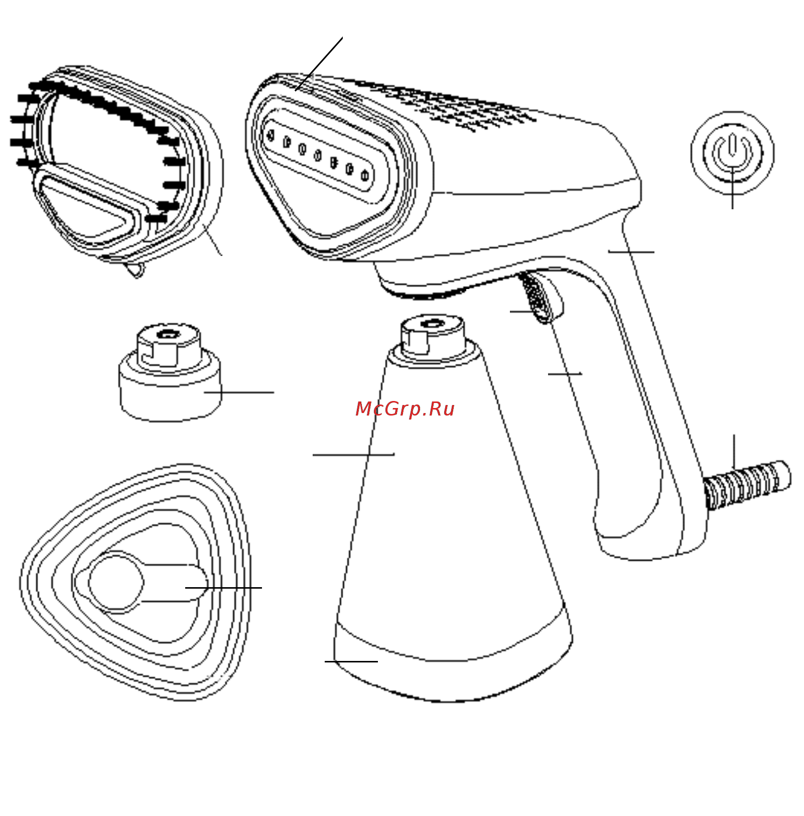 Polaris PGS 1518CA SteamProfi [3/49] Описание прибора