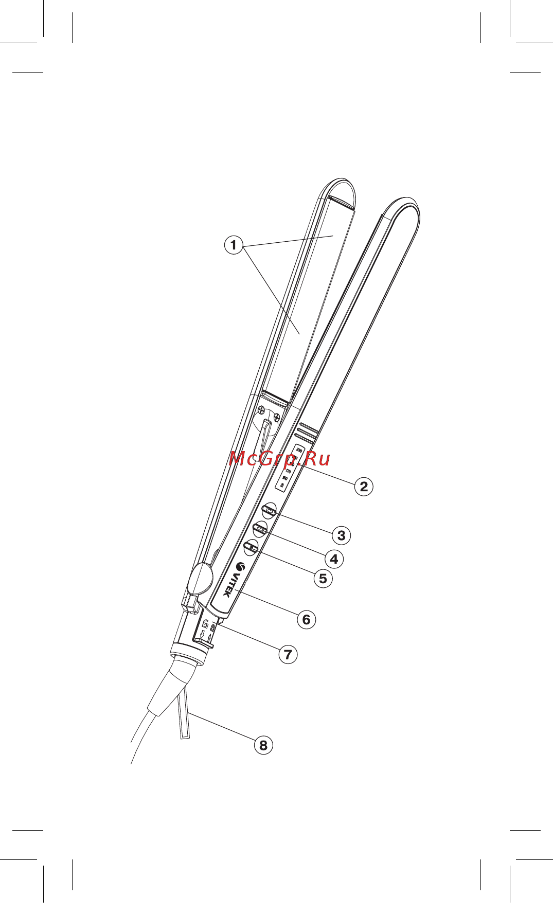 Vitek VT-2315 B Sappfire Инструкция по эксплуатации онлайн [2/36] 345908