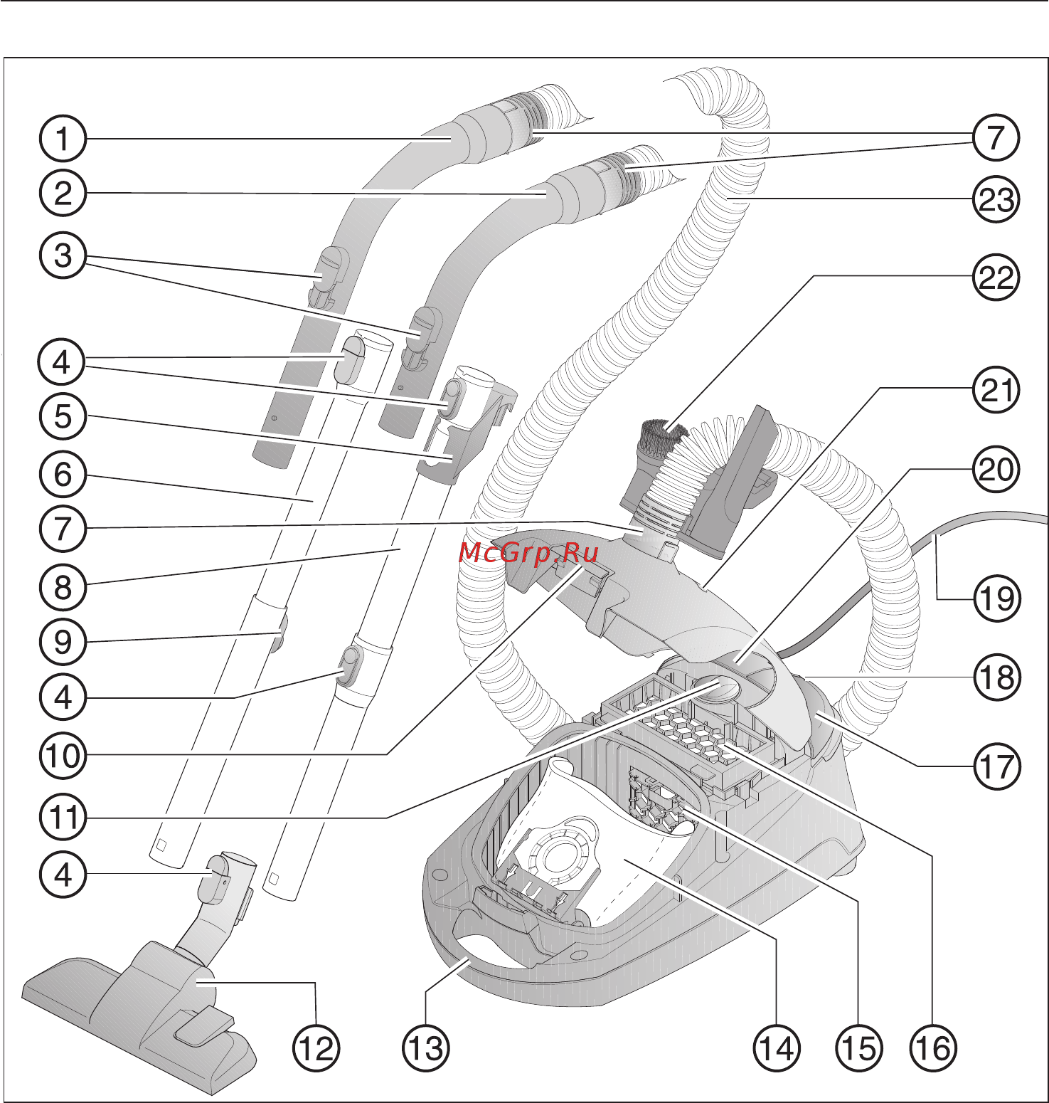 Miele SBAD0 Classic C1 Special [10/56] Îïèñàíèå ïðèáîðà 10