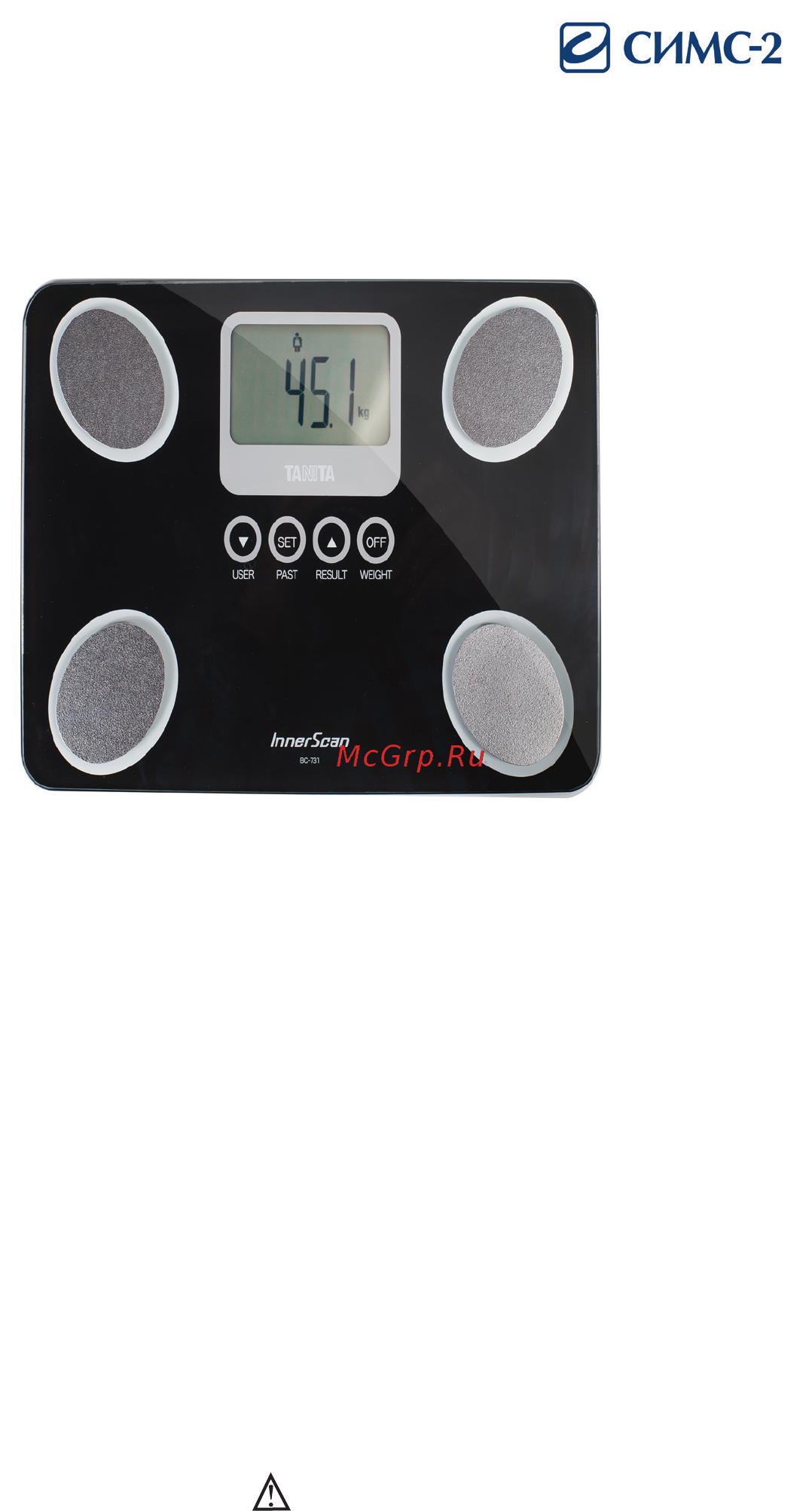 Tanita BC-731 Black Инструкция по эксплуатации онлайн