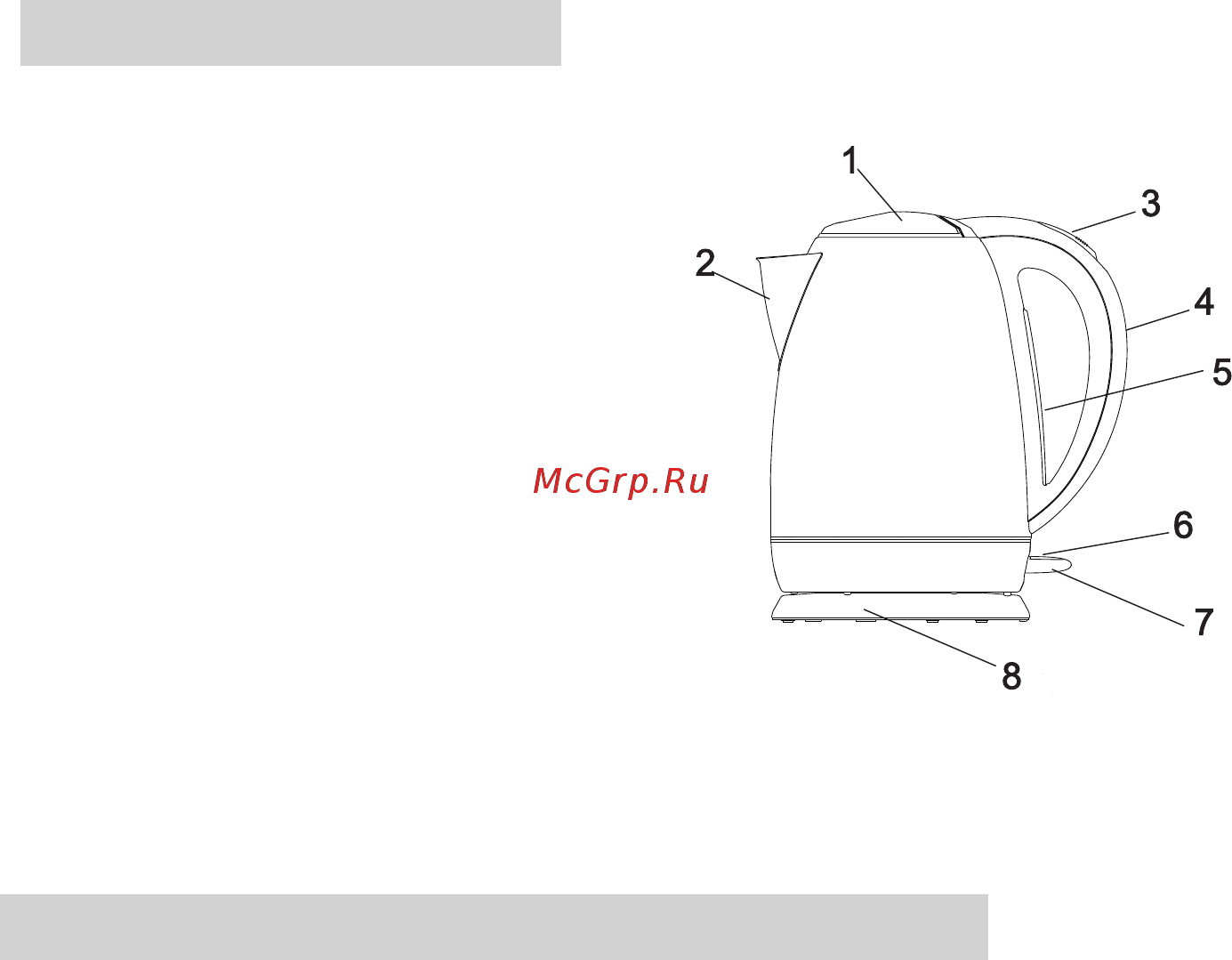 Midea MK-8047 [6/9] Описание прибора
