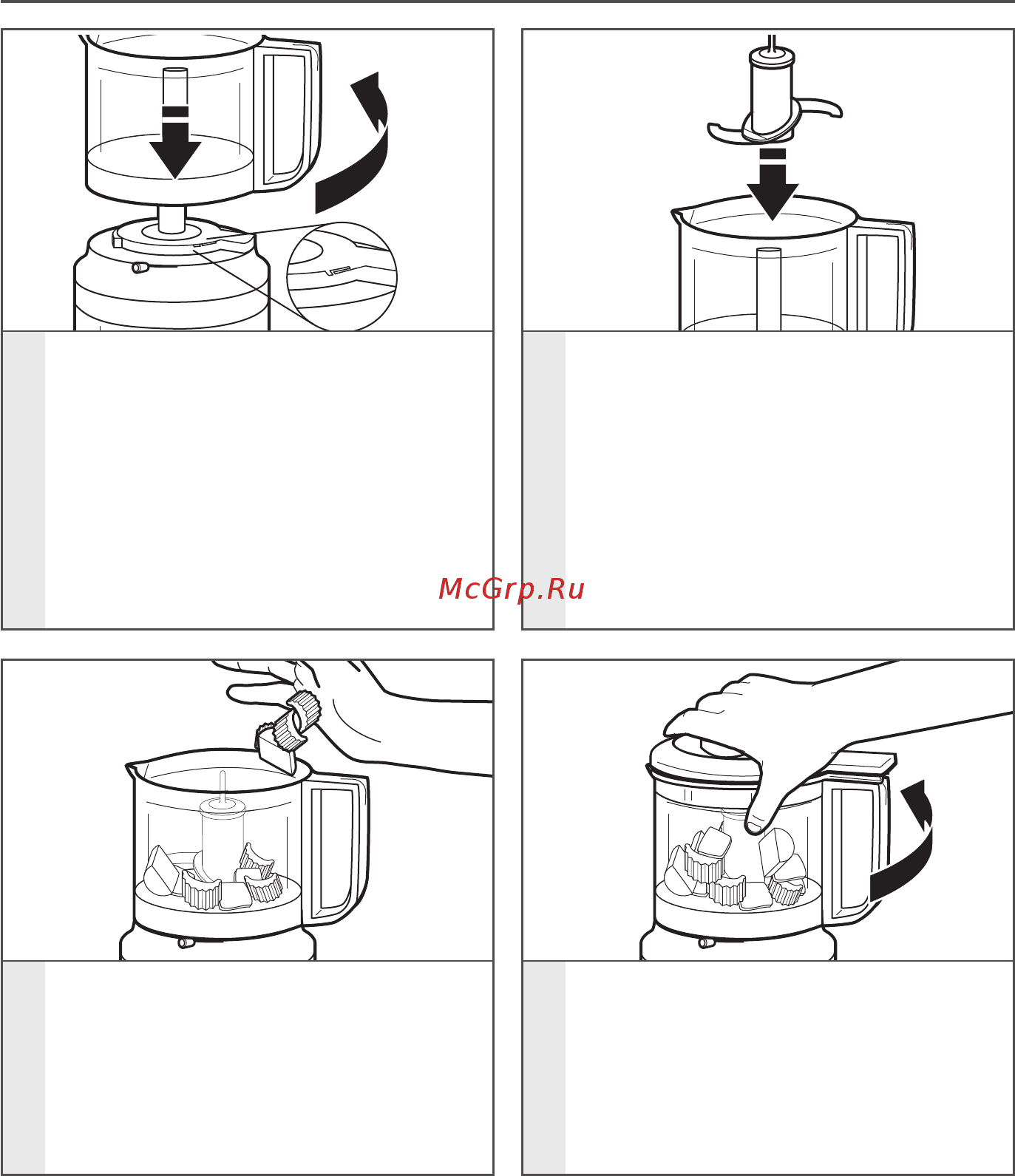 KitchenAid 5KFC3516EER [11/16] Использование кухонного миникомбайна