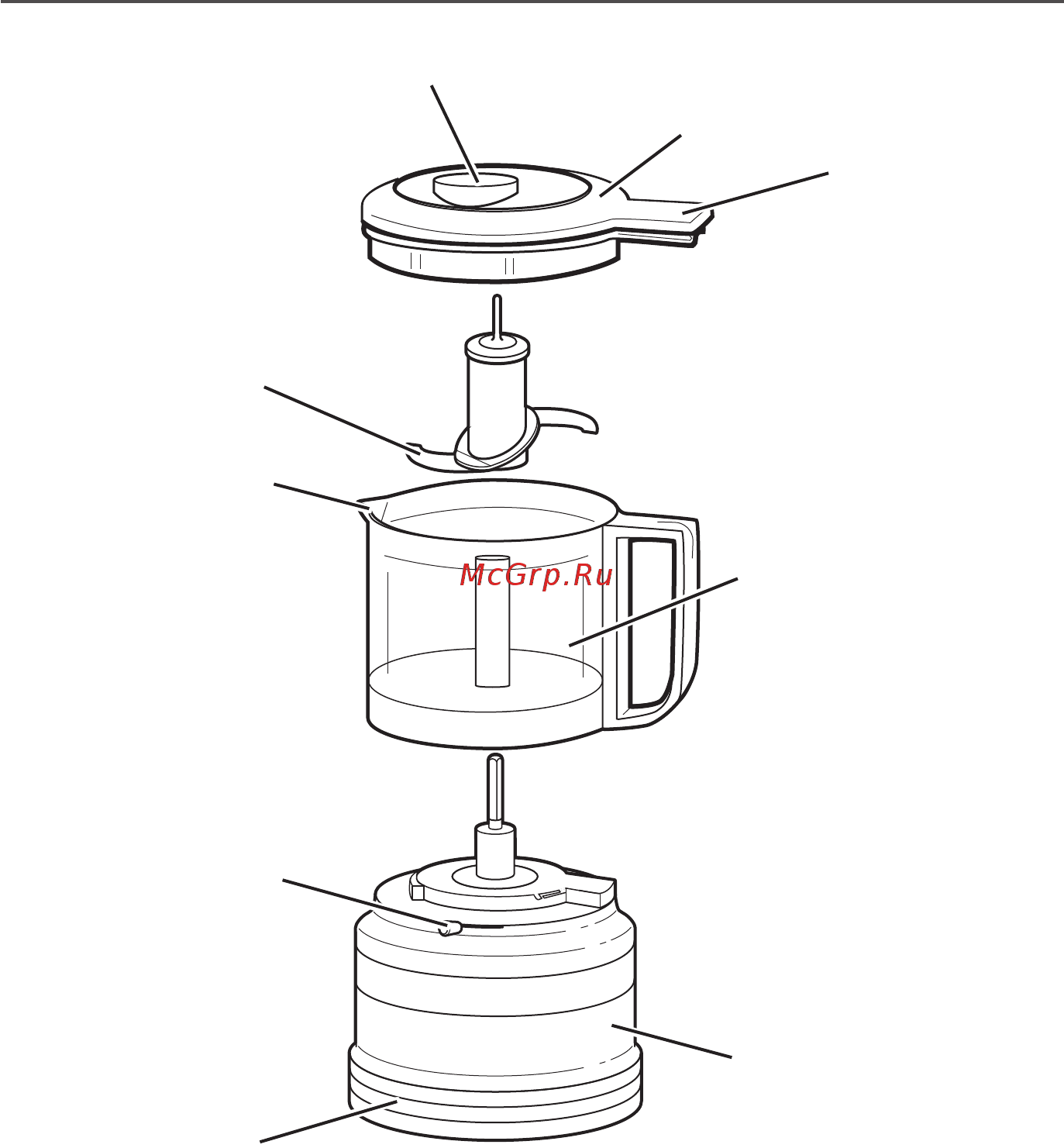 KitchenAid 5KFC3516EER [3/16] Части и их характеристики