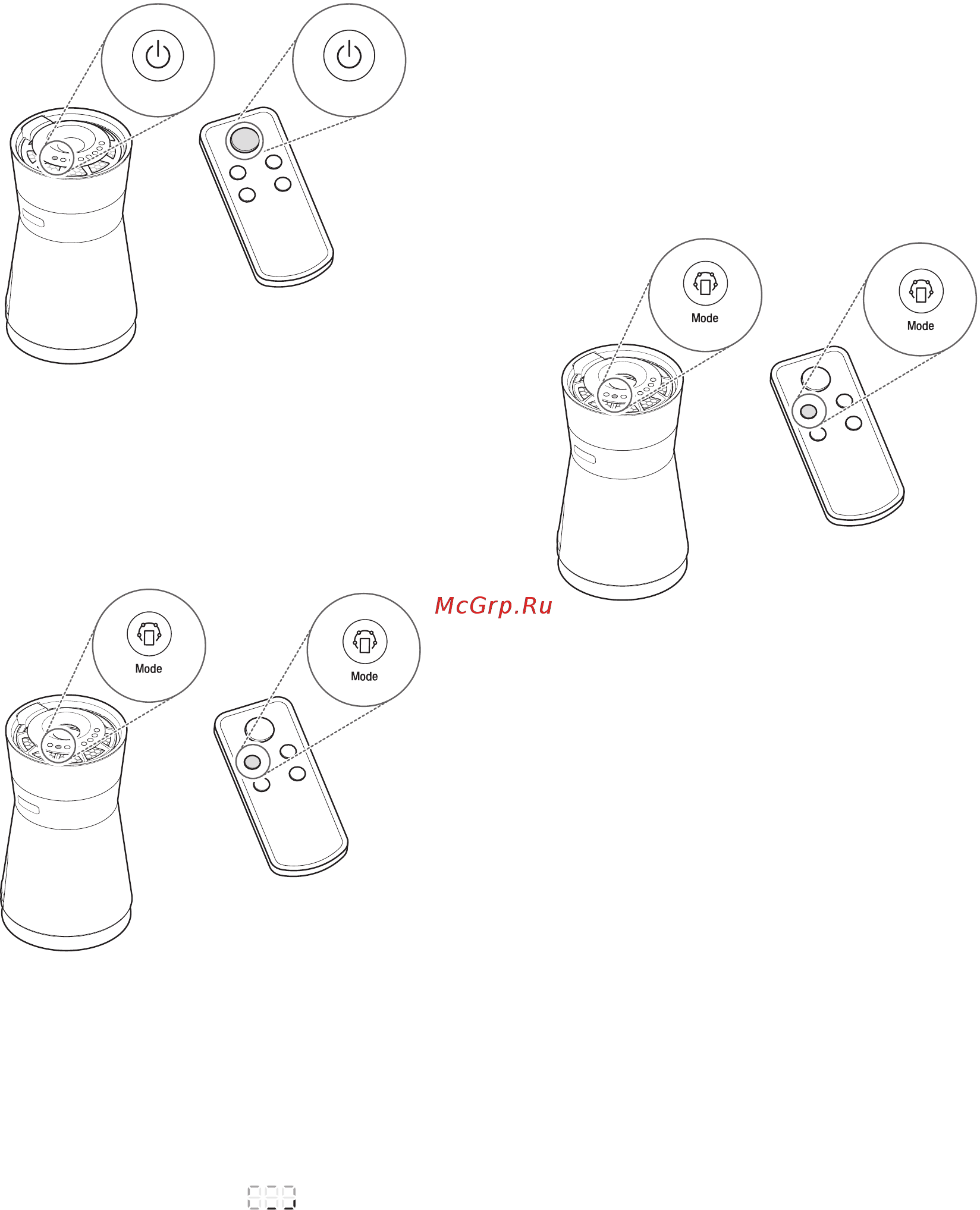 LG LSA50A [18/42] Режим humid purify