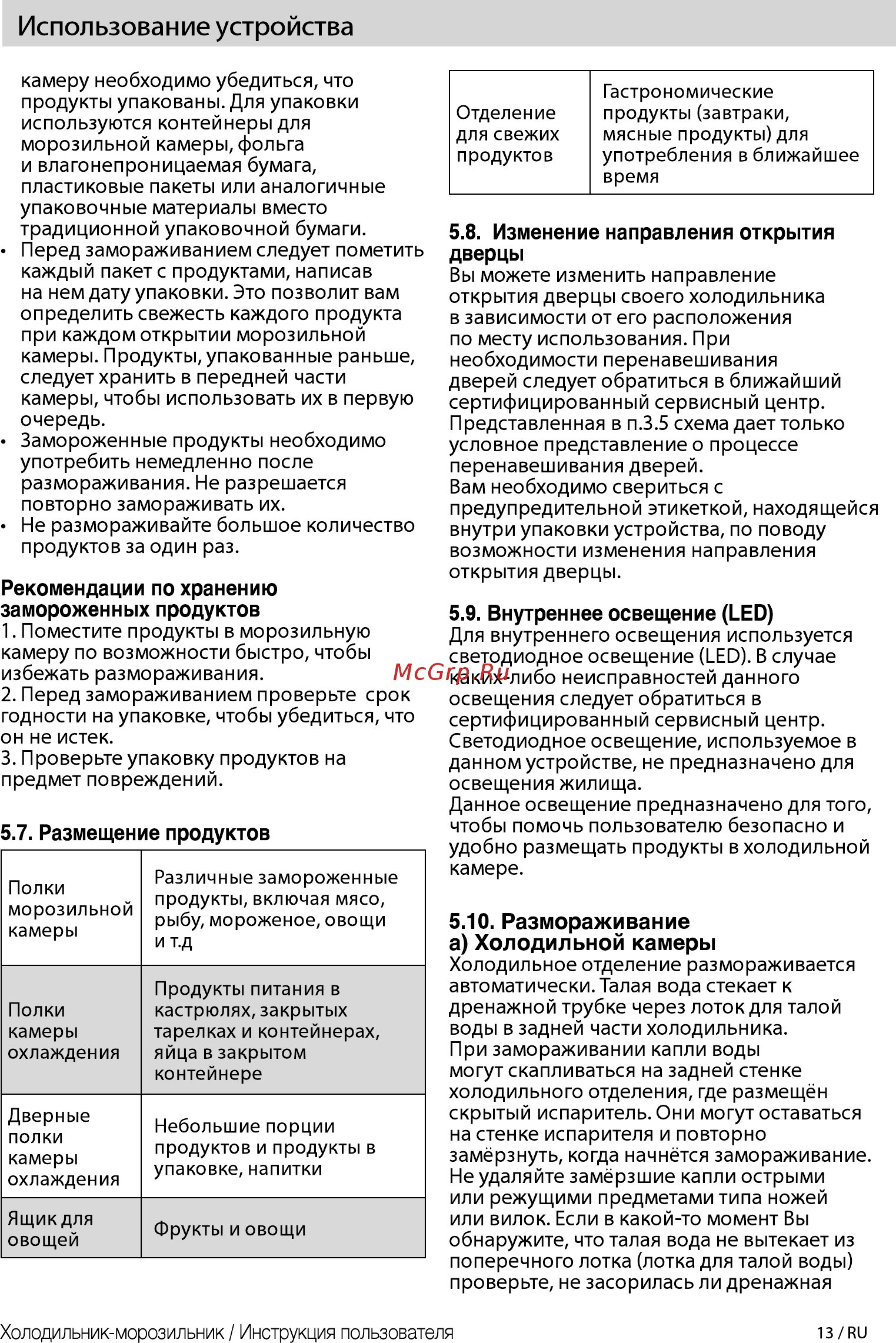 Beko DSMV 5280MA0 S [13/24] Использование устройства