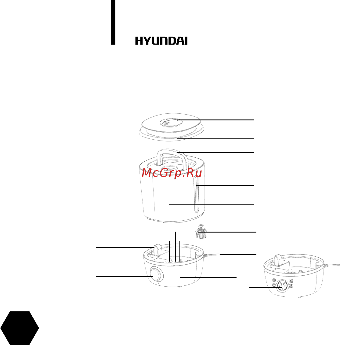 Hyundai H-HU1М-4.0-UI045 [6/24] Описание прибора
