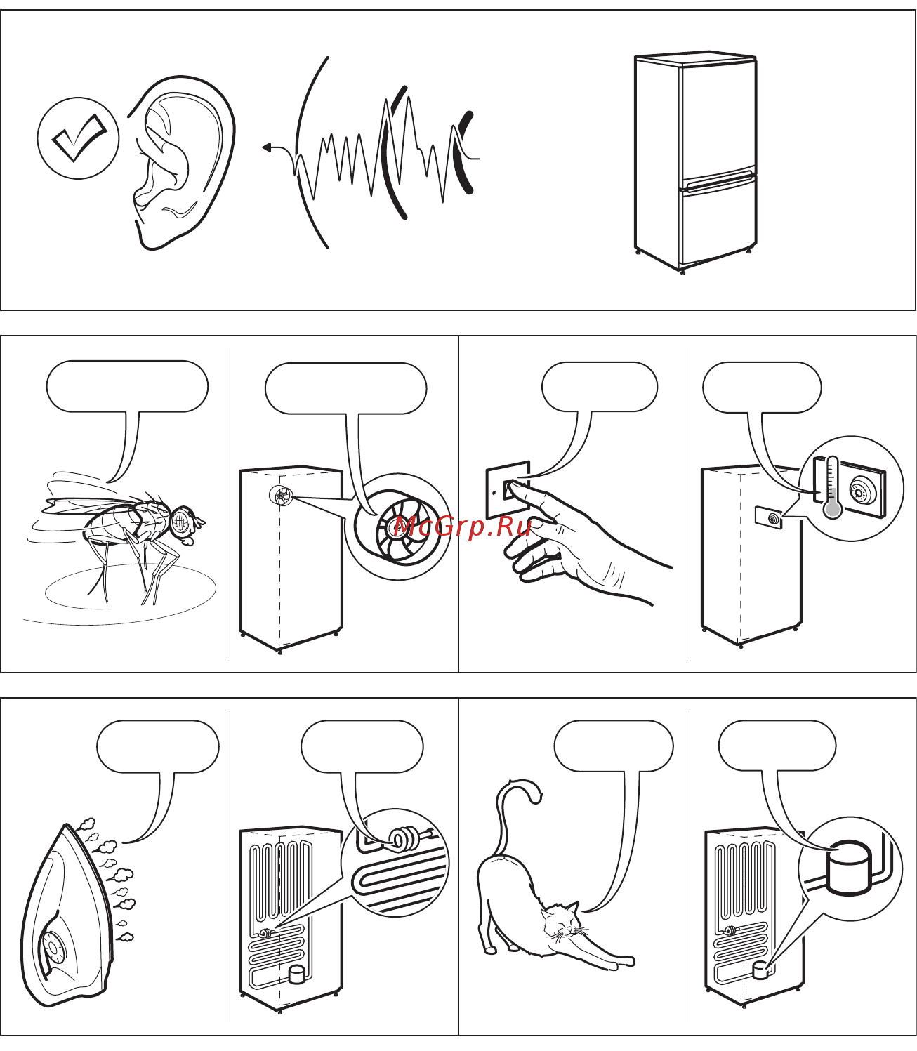 AEG SKR81811DC [17/36] Шумы при работе