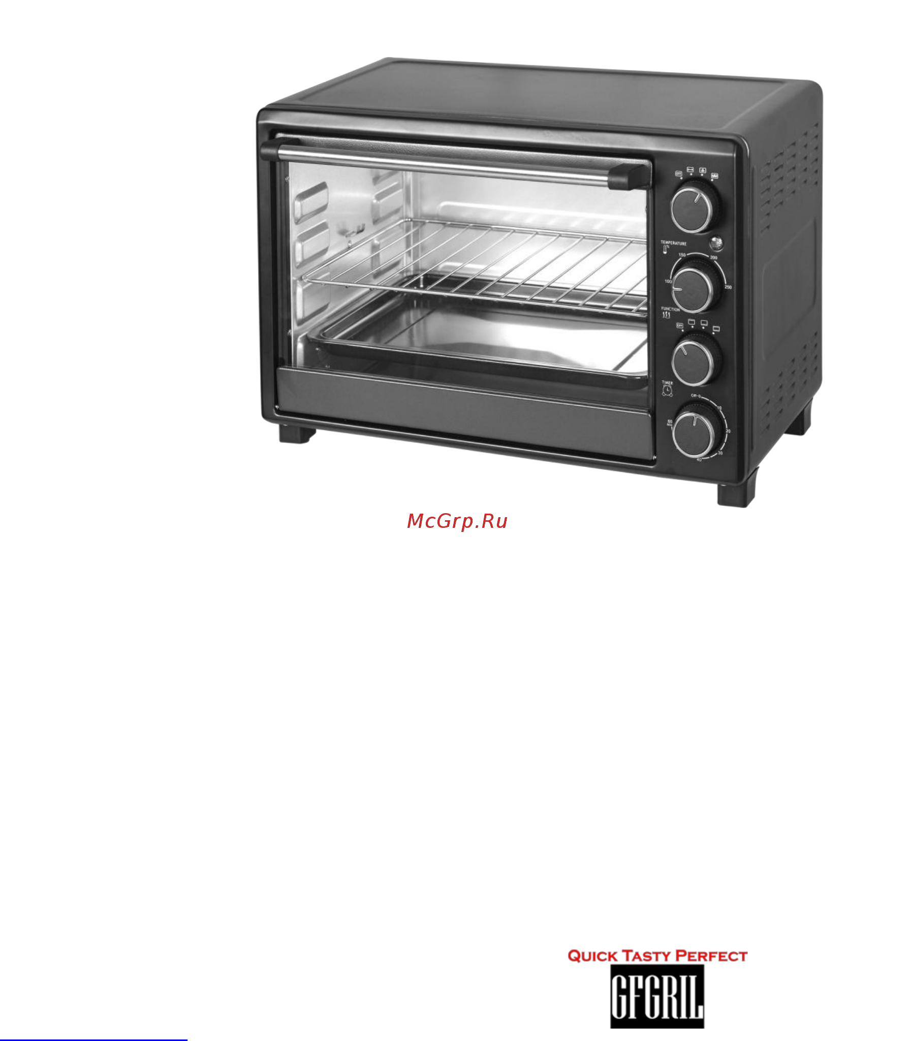 GFgril GFO-30 Plus Инструкция по эксплуатации онлайн