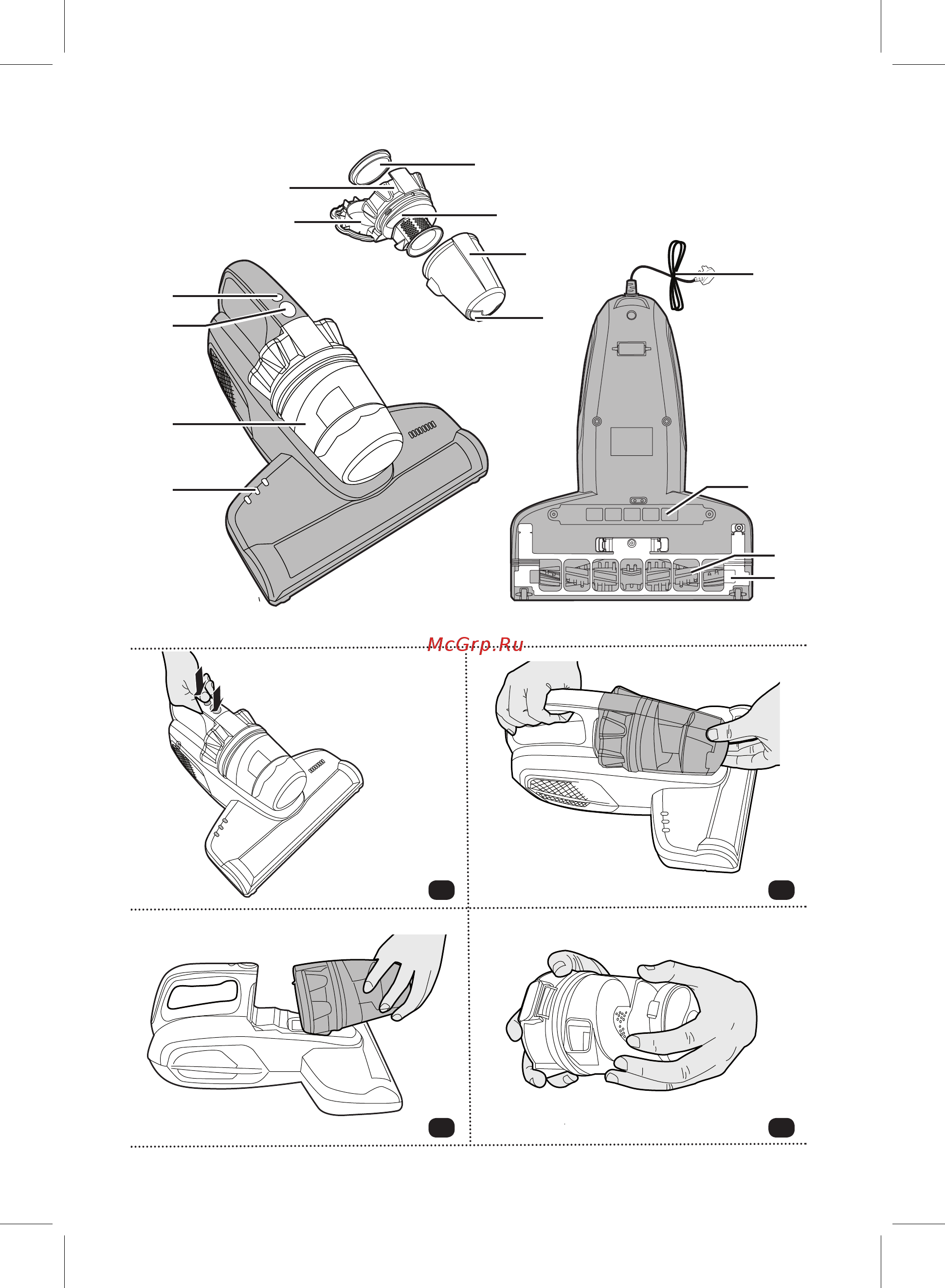 Hoover MBC500UV 011 Инструкция по эксплуатации онлайн [3/12] 236813