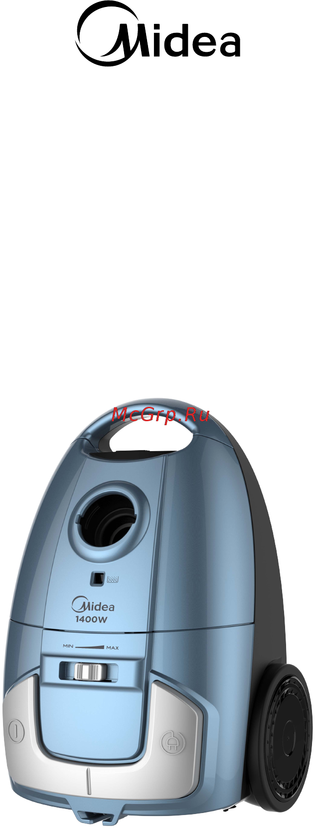 Midea VCB37A140Q Голубой Инструкция по эксплуатации онлайн