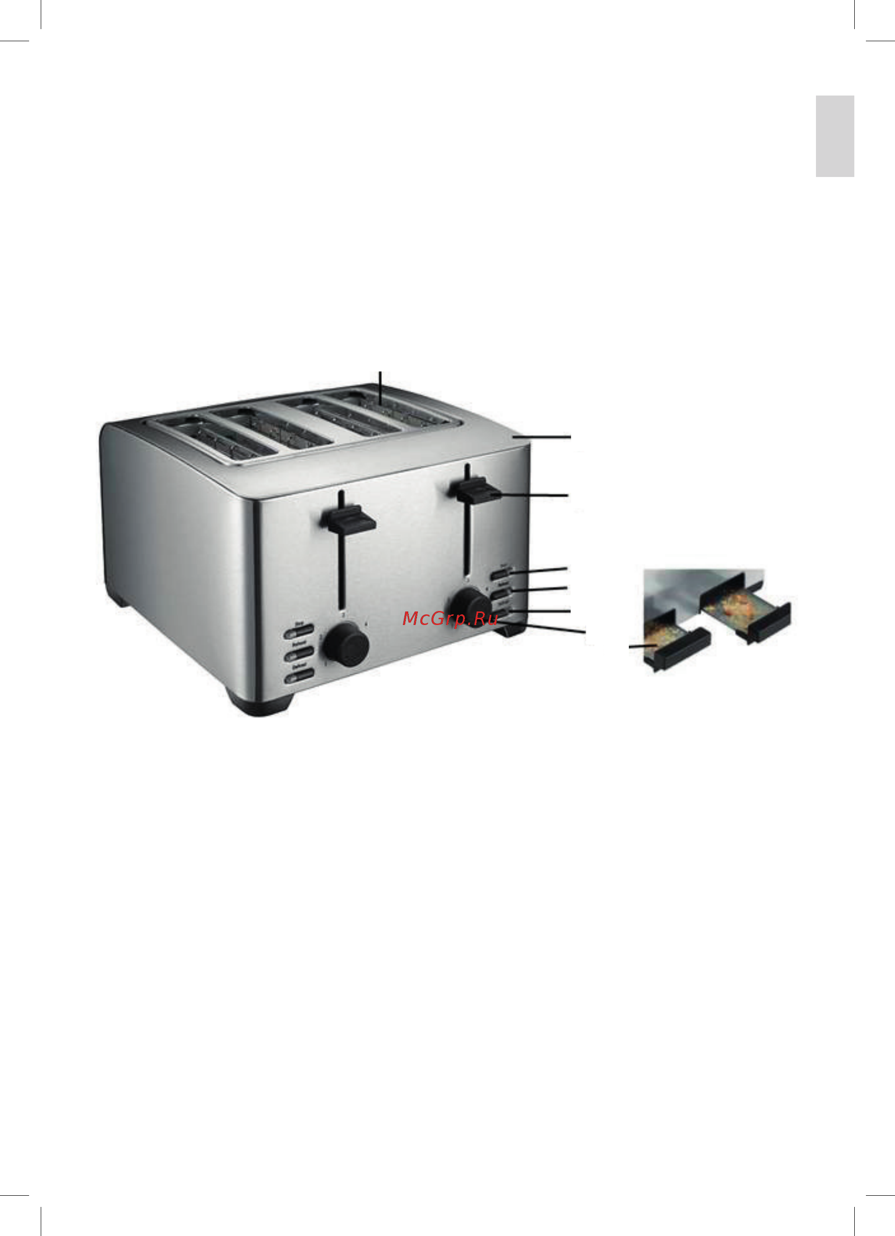 Profi Cook PC-TA 1073 (501073) [3/11] Übersicht der bedienelemente