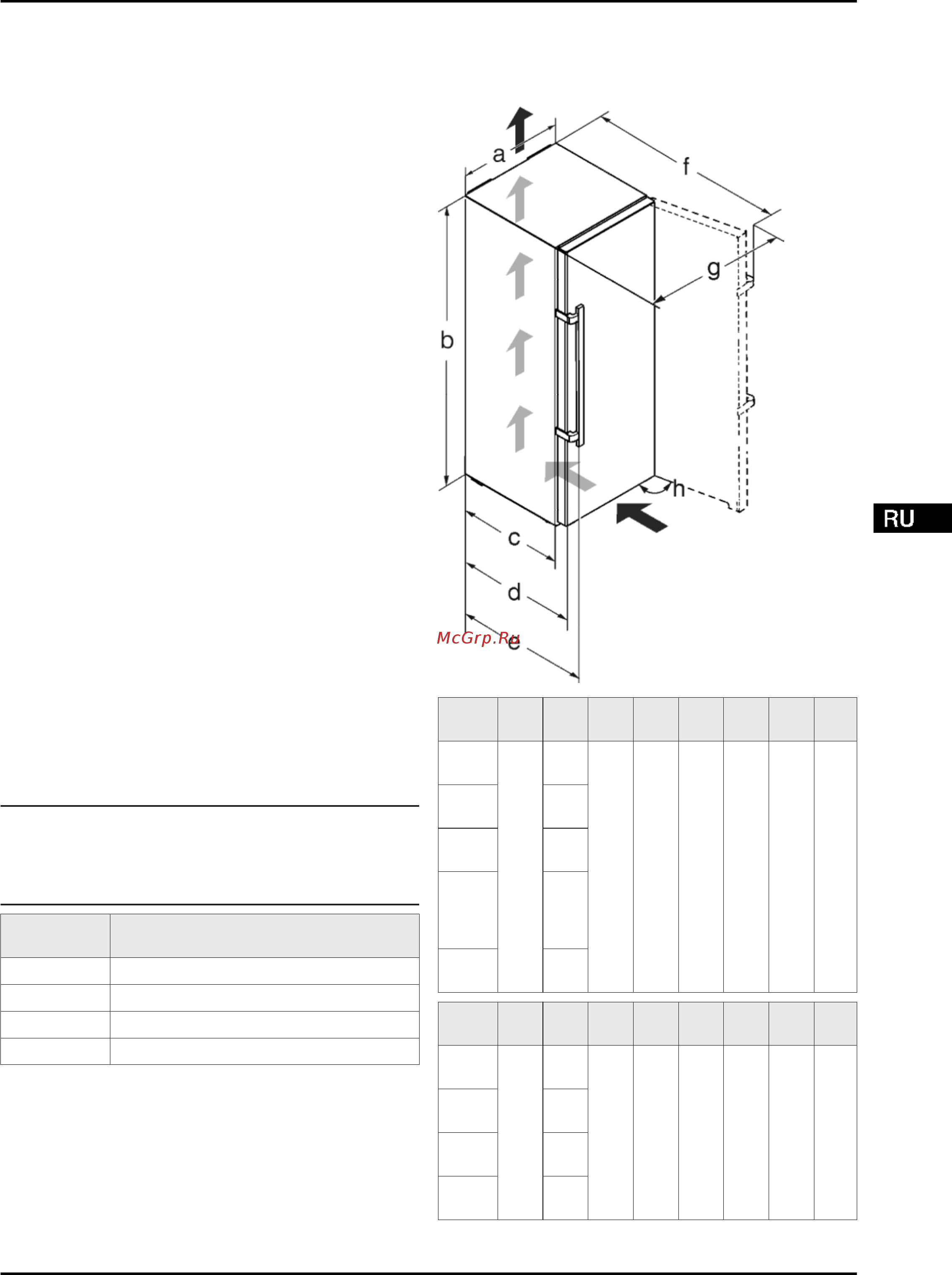 Liebherr SBSbs 8673-20 [35/58] Безотказное функционирование устройства обеспечивается при температуре окружаю щего воздуха не ниже 5 c