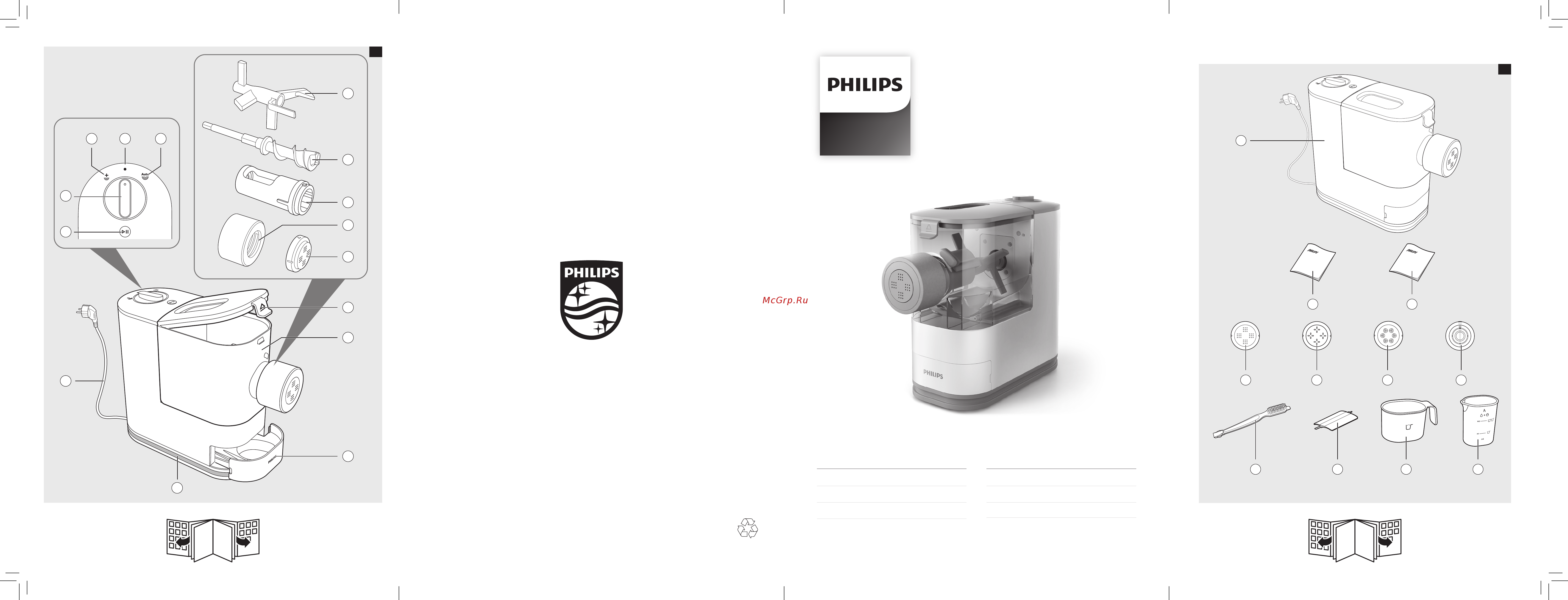 Philips HR2332/12 Инструкция по эксплуатации онлайн