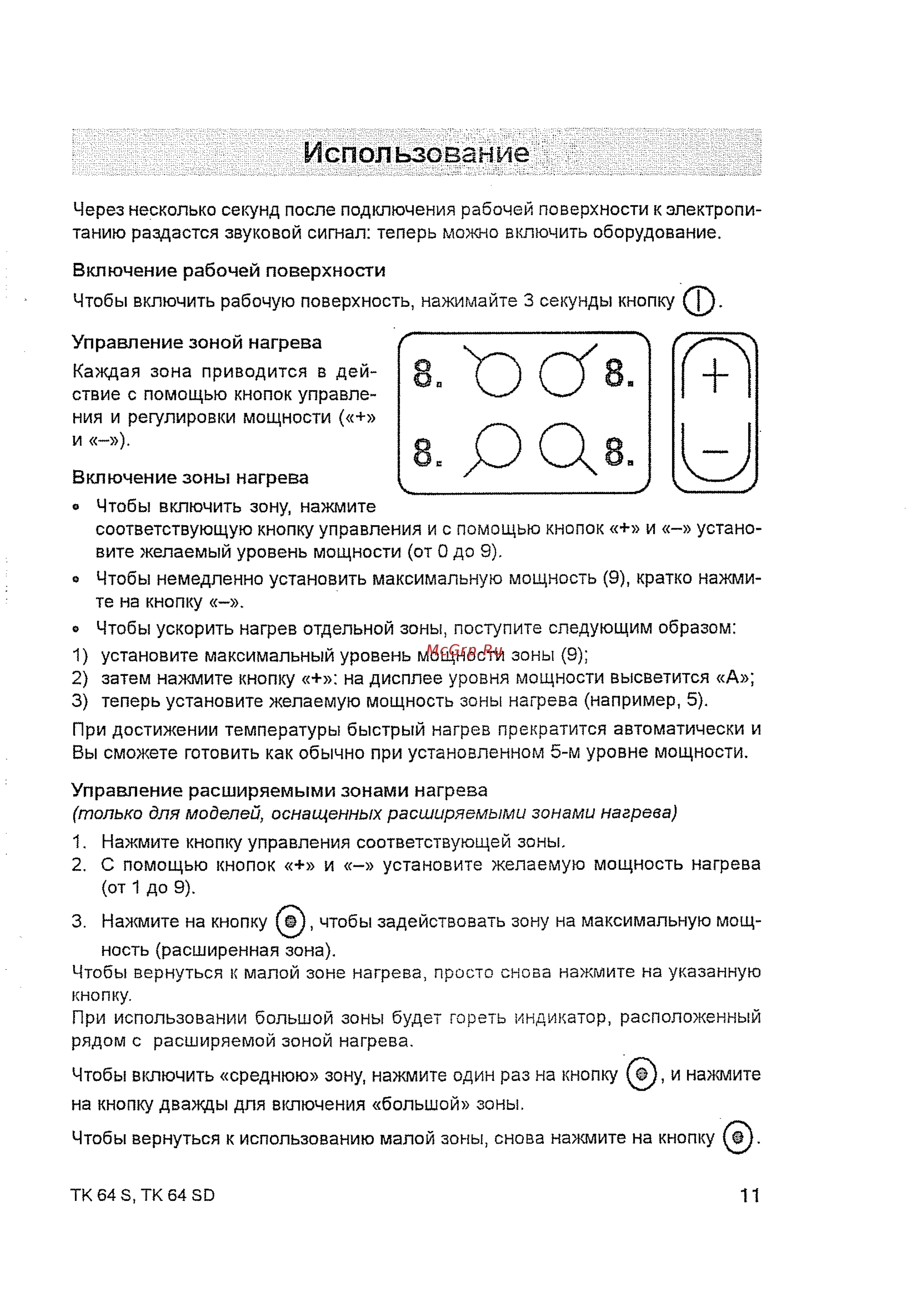 Indesit TK 64 S IX [13/20] Использование