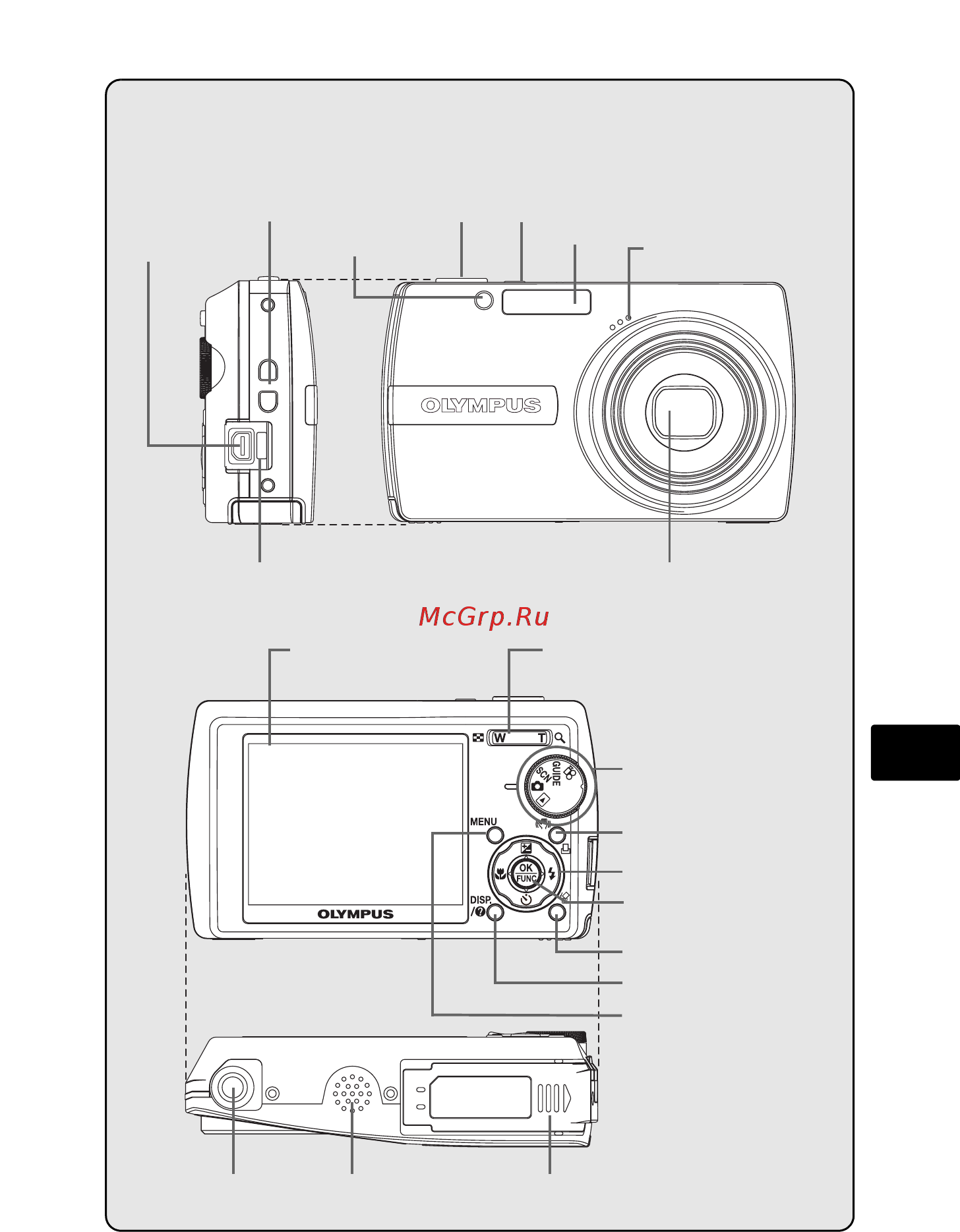Olympus Mju-810 [3/28] Схема устройства фотокамеры